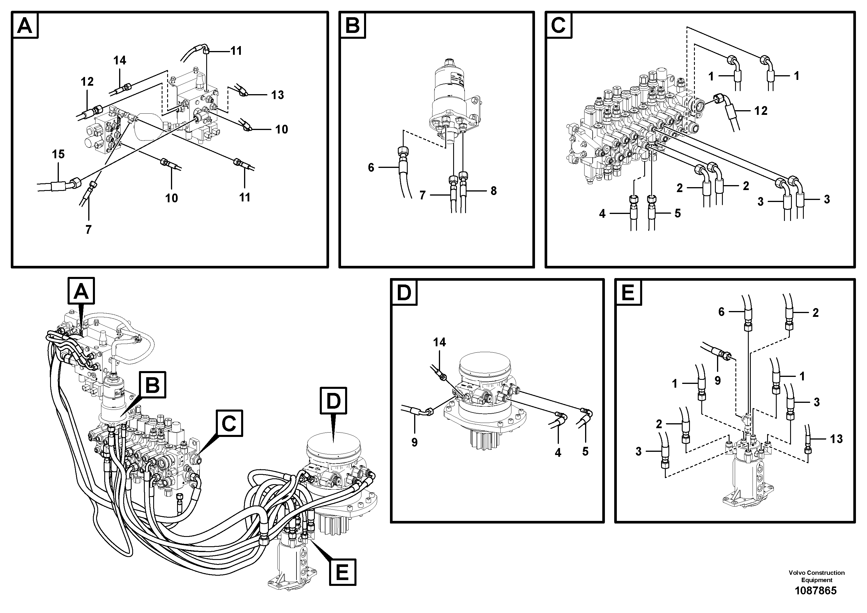 Timing gear casing VOE15681212 VOLVO