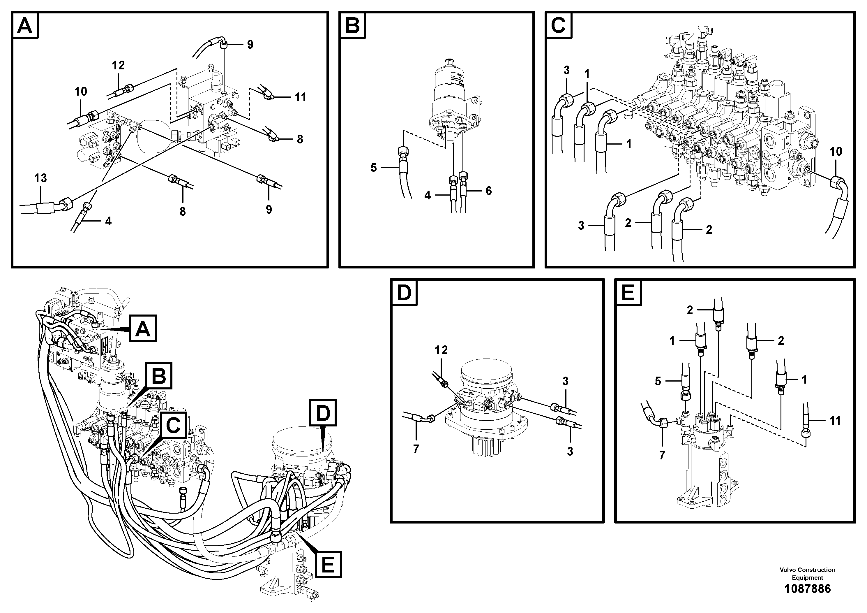 Timing gear casing VOE15697886 VOLVO