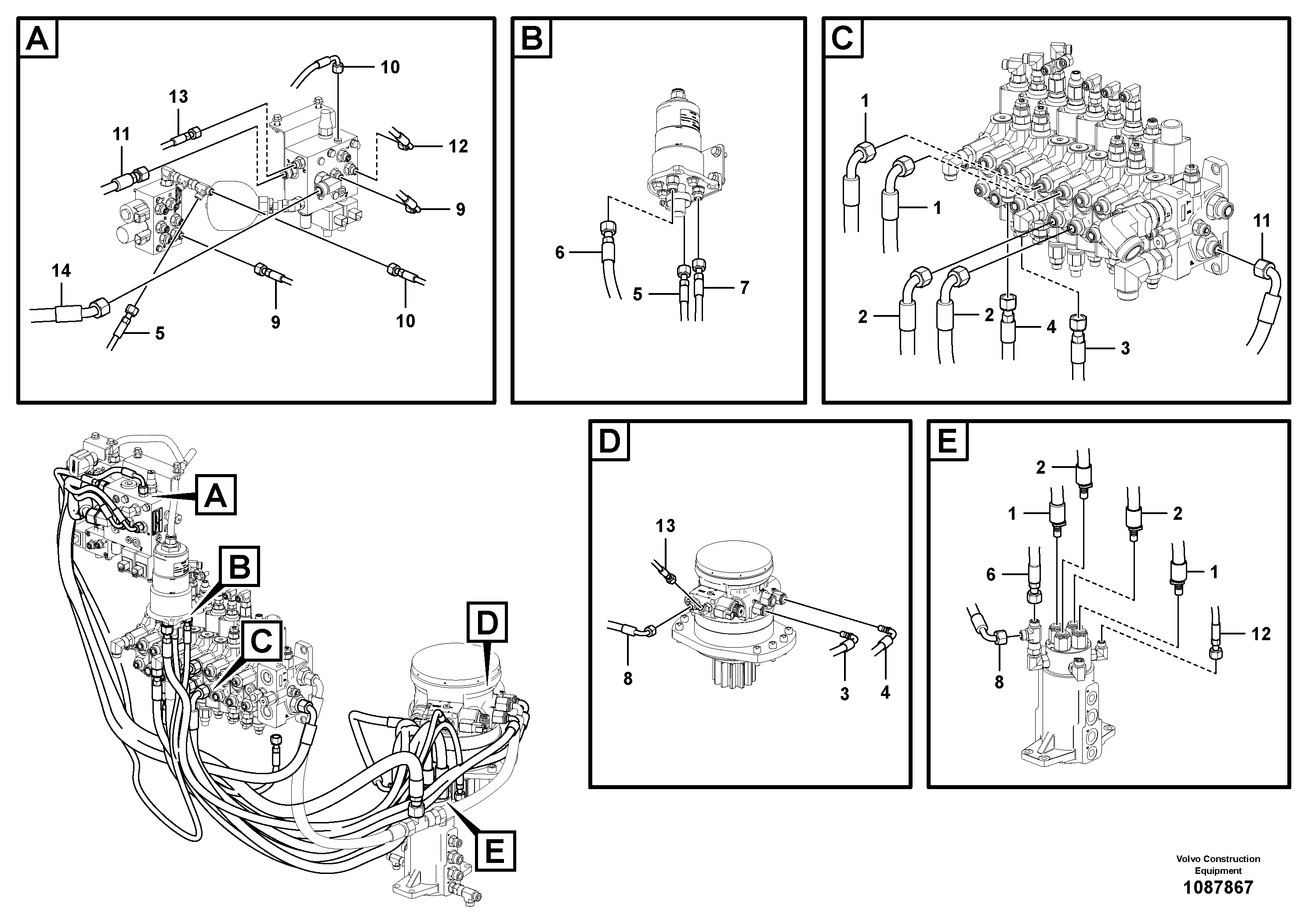 Timing gear casing VOE15697905 VOLVO