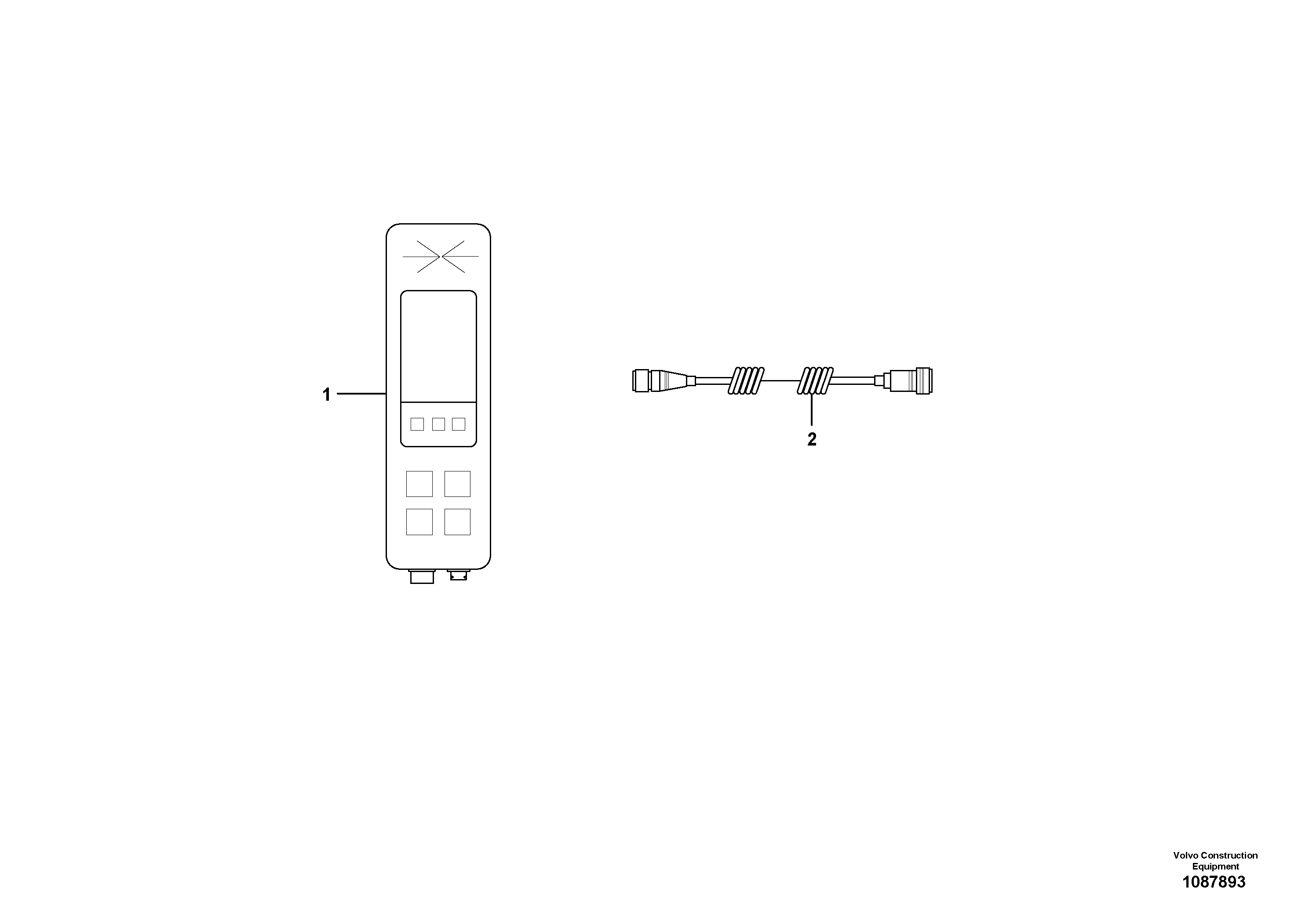 Radio Support VOE12808147 VOLVO