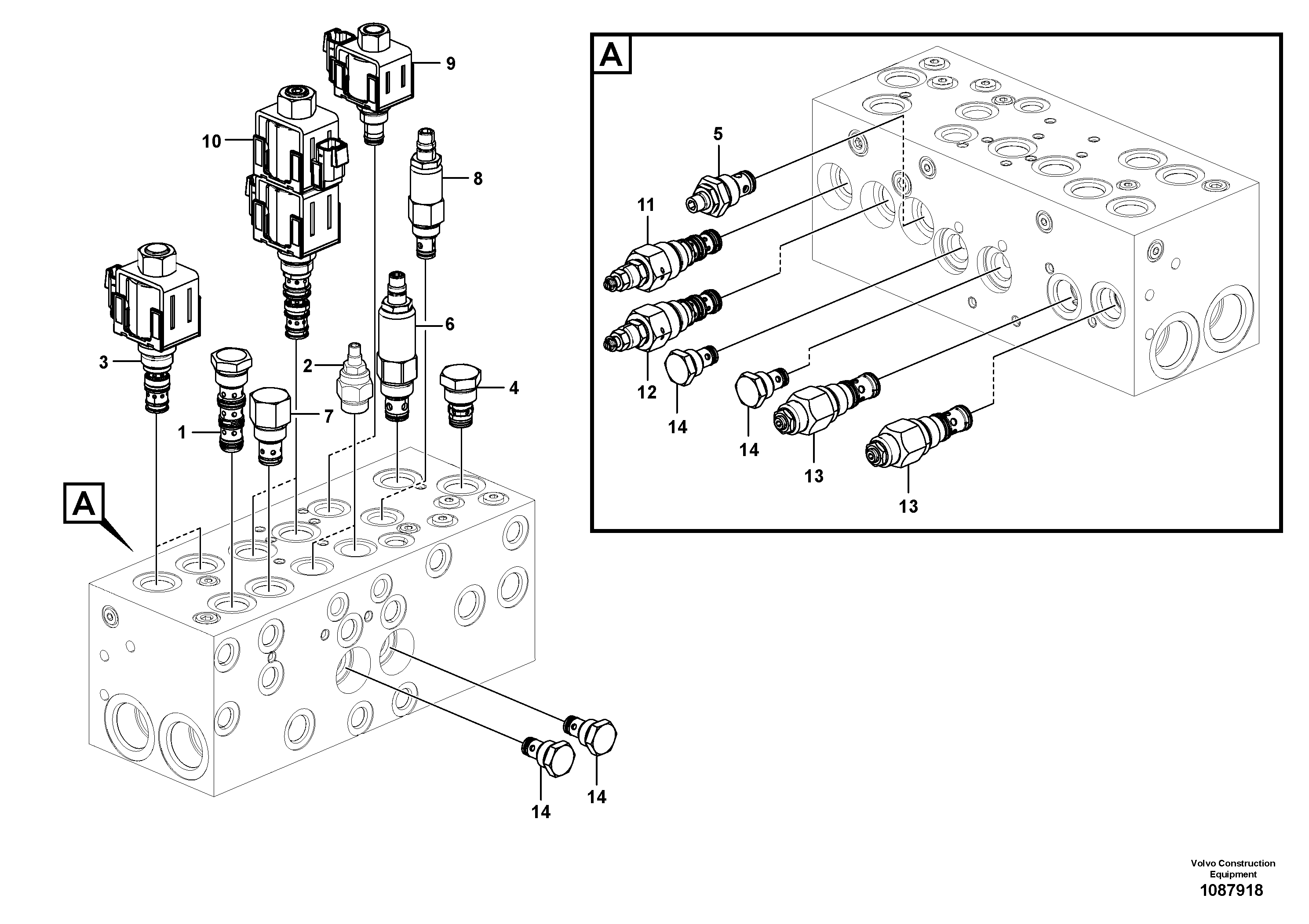 Bearing ring VOE17473913 VOLVO