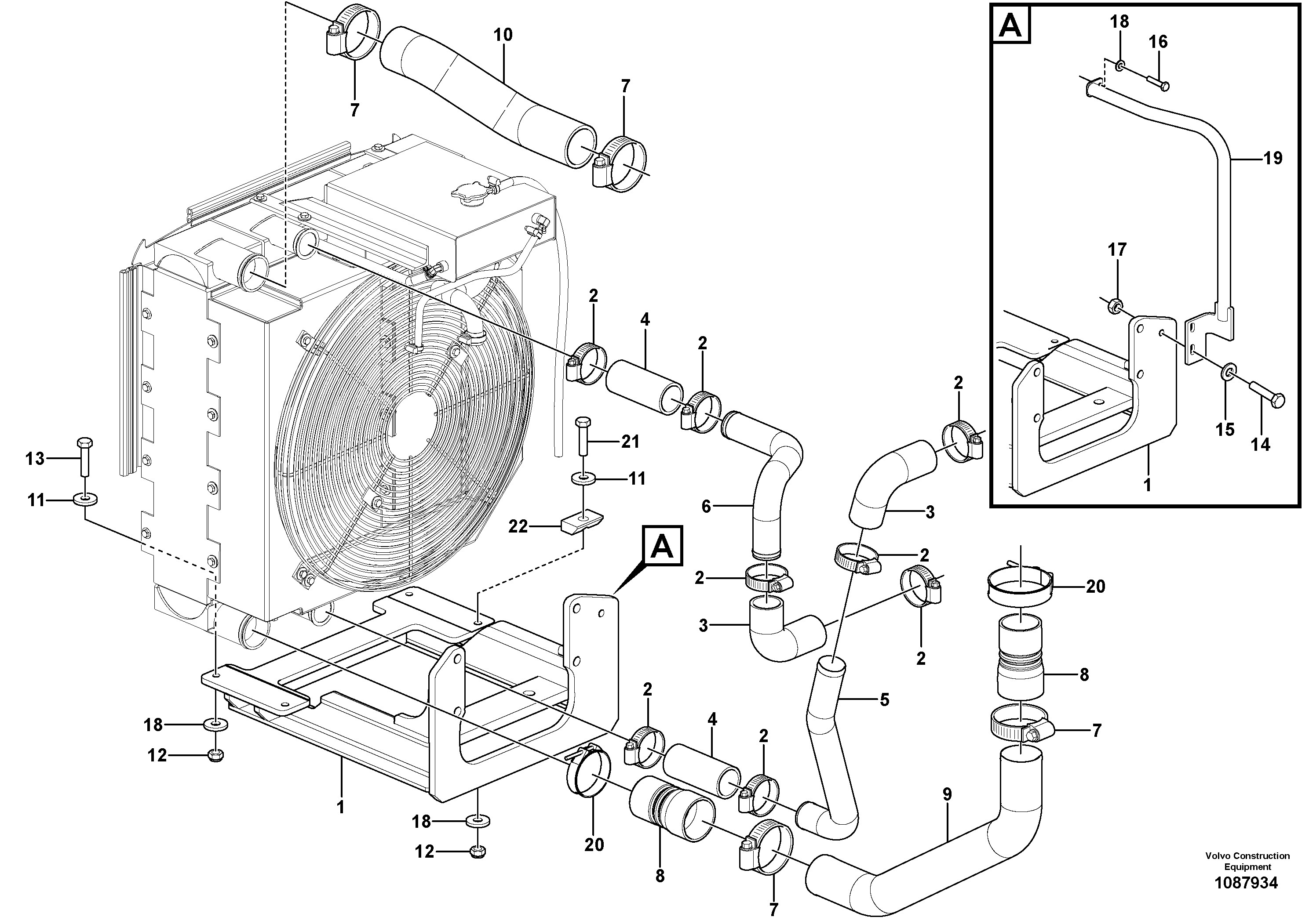 Hydr. Cylinder, Boom VOE12785196 VOLVO