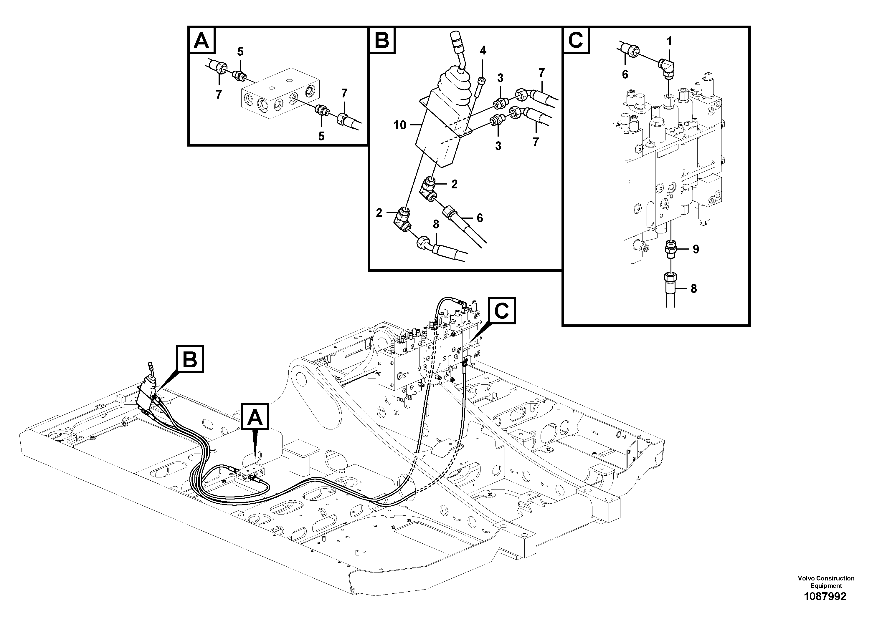 Timing gear casing VOE15038169 VOLVO