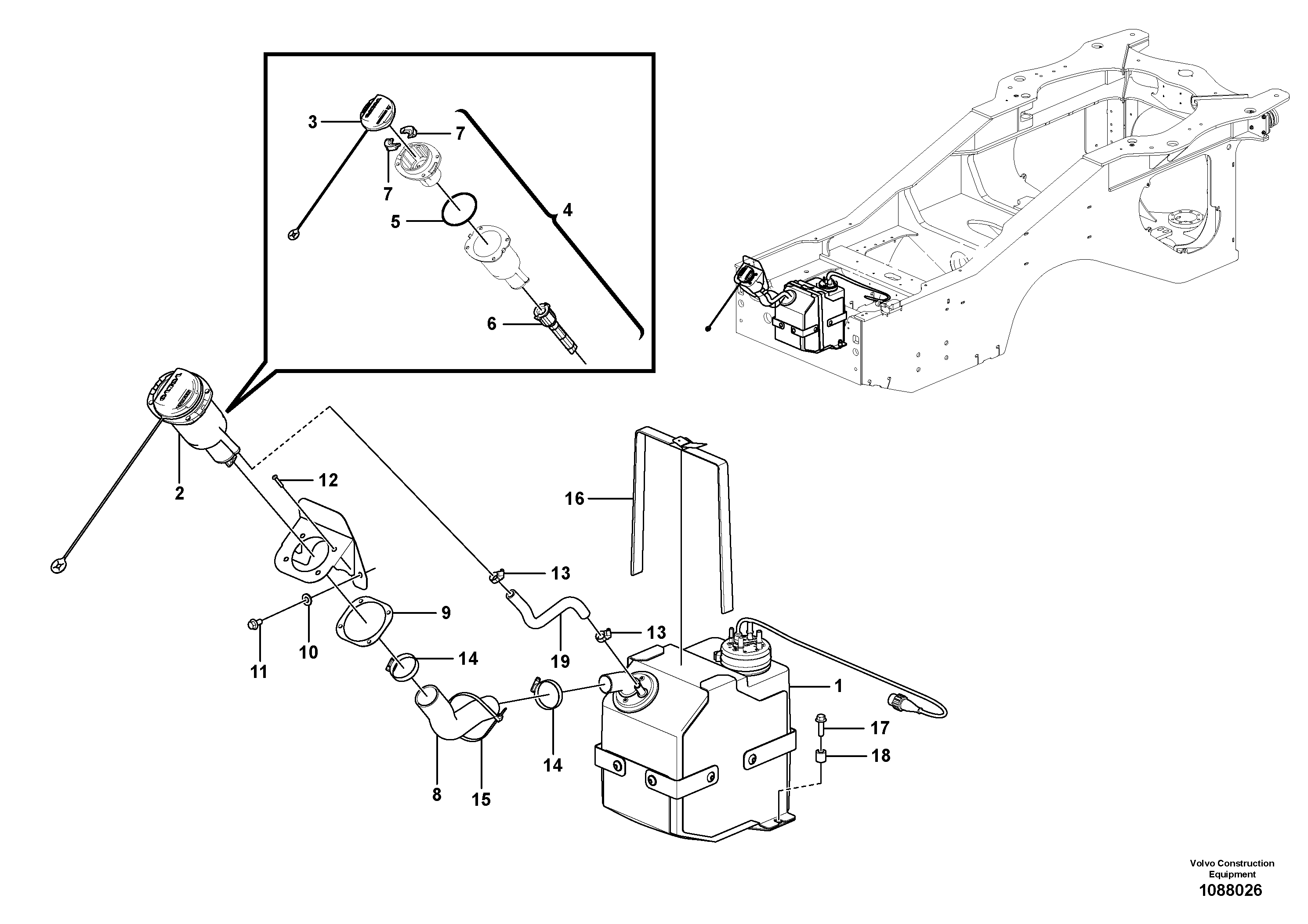 Frame, Lh VOE17472577 VOLVO