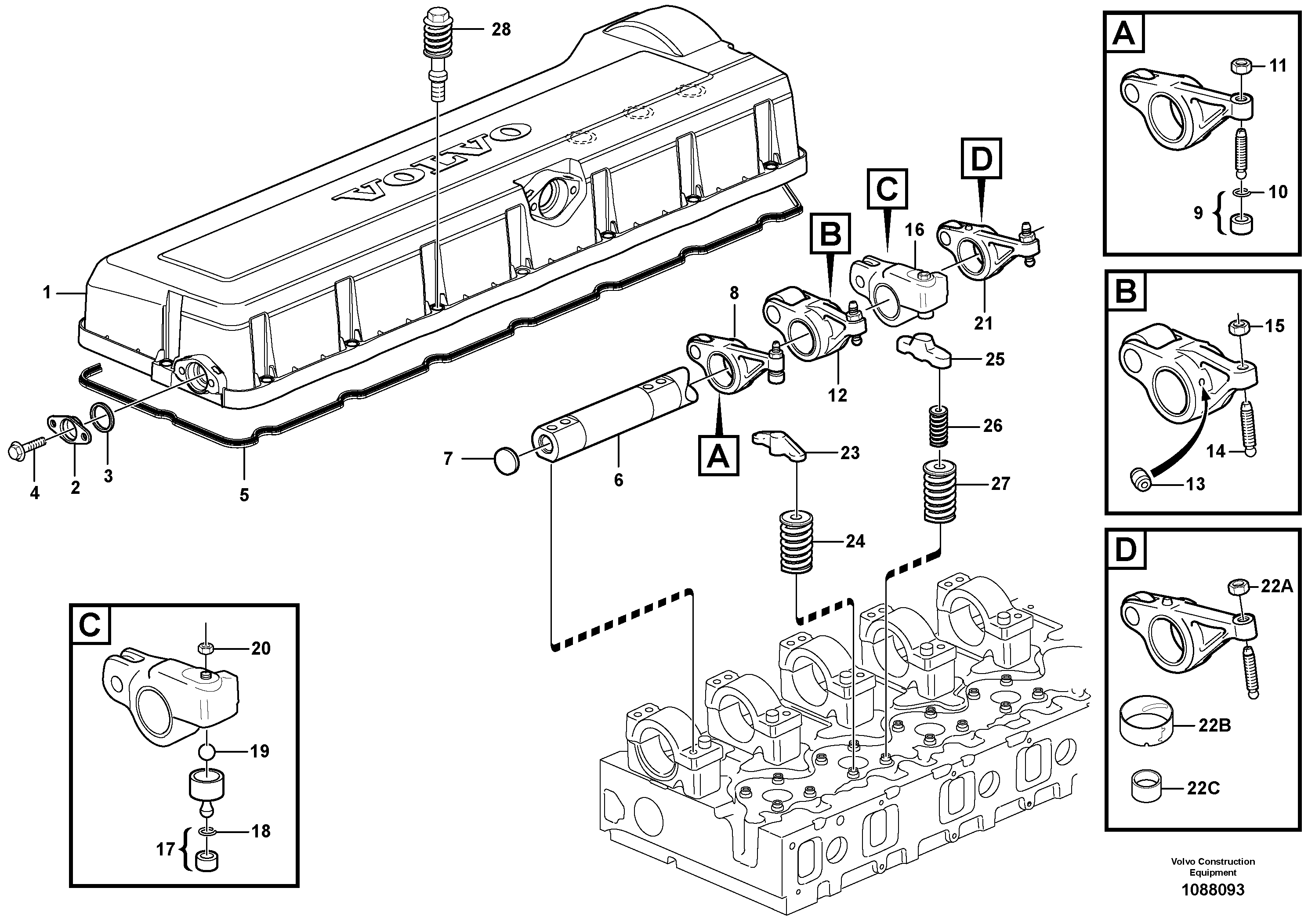 Панель детали VOE21316420 VOLVO