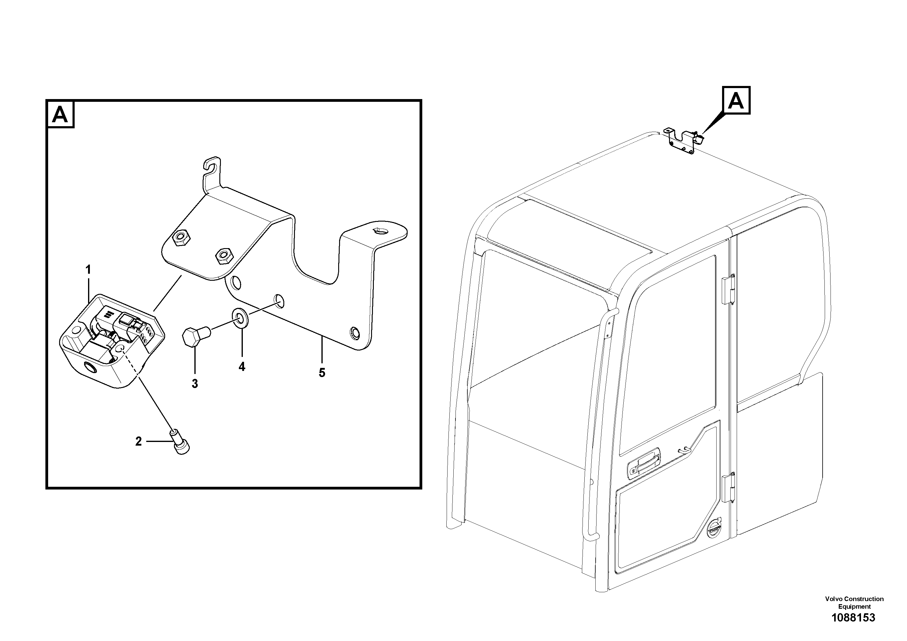 Seat frame VOE14680148 VOLVO