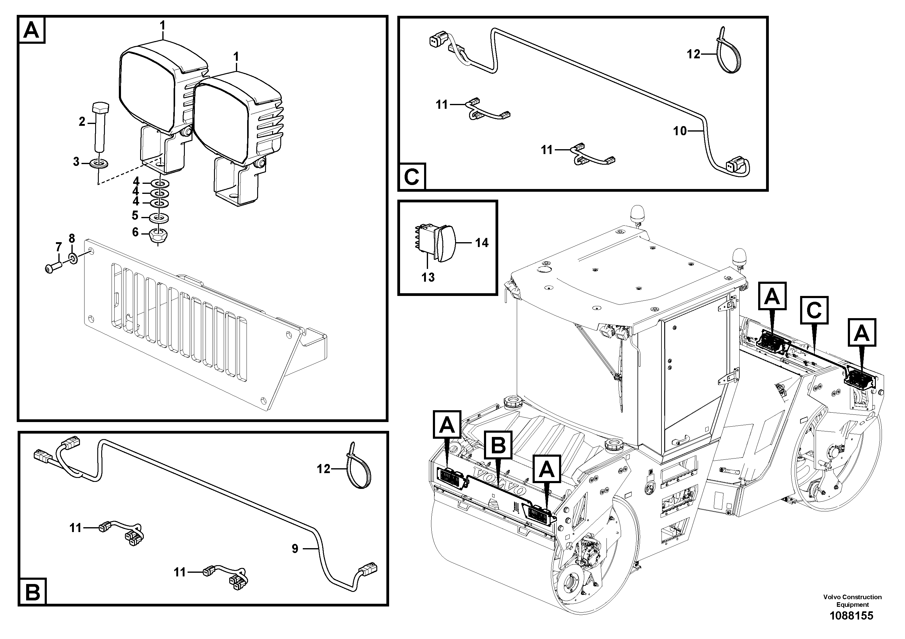 Support Leg VOE12809398 VOLVO