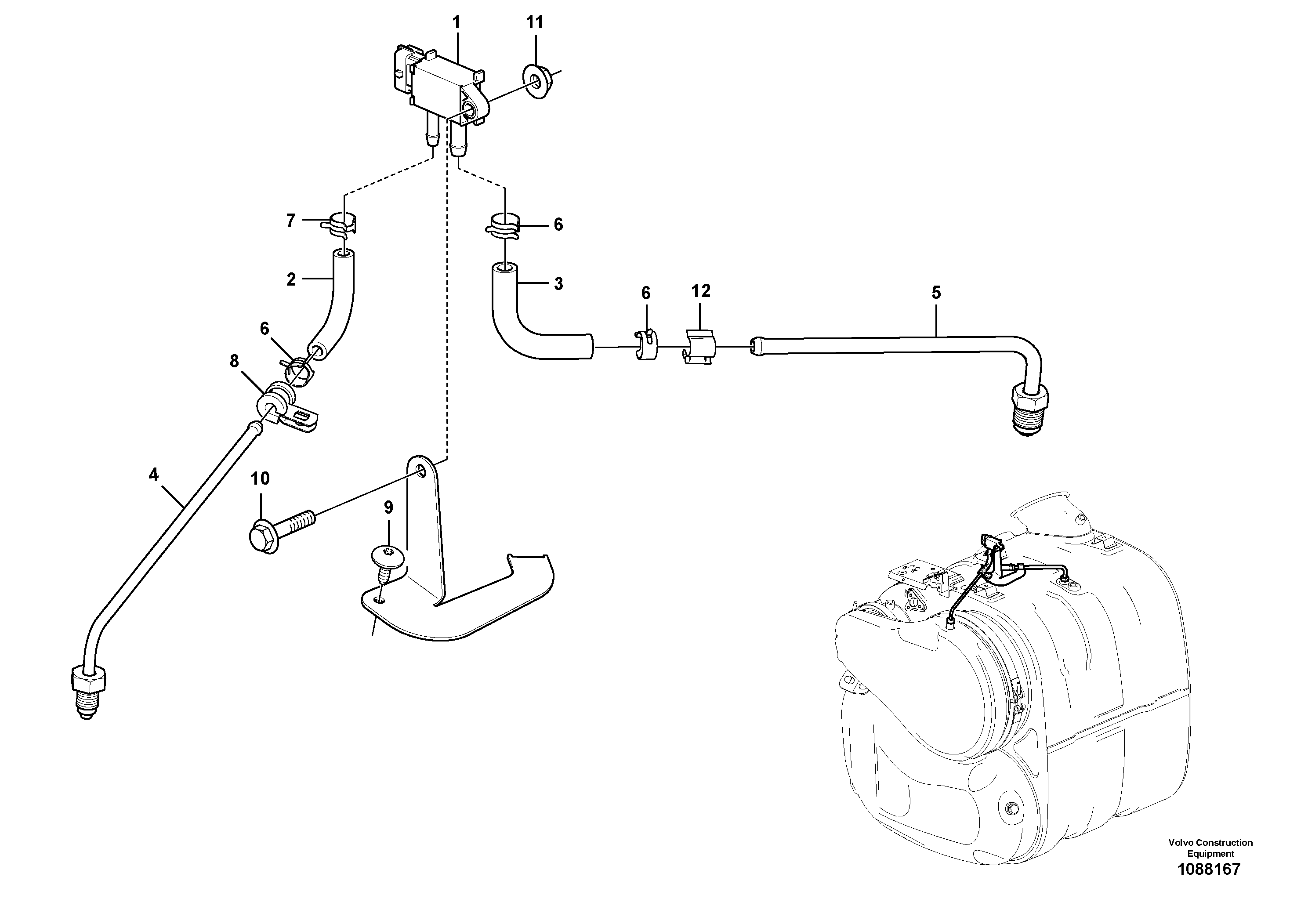 Retainer VOE984927 VOLVO