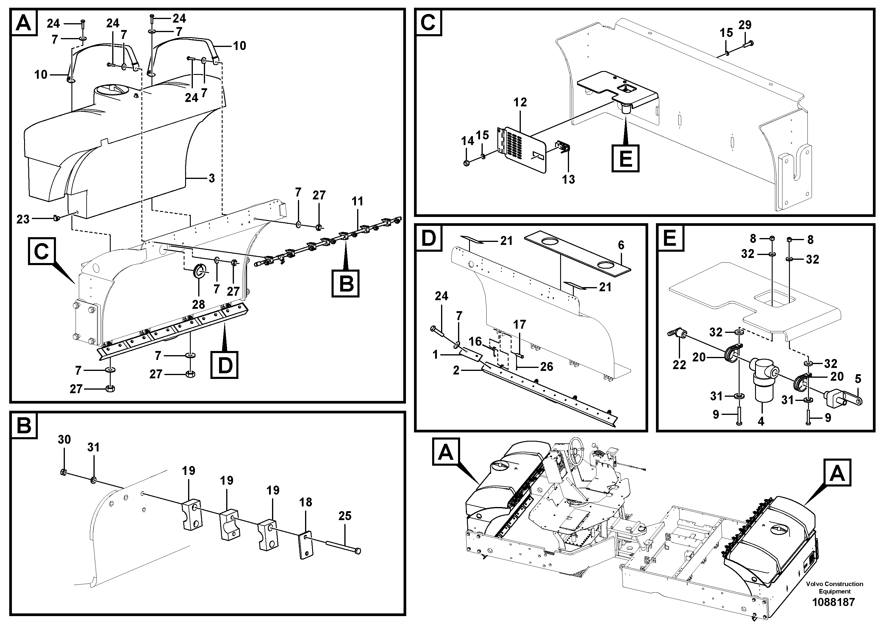 Water Tank VOE12793583 VOLVO