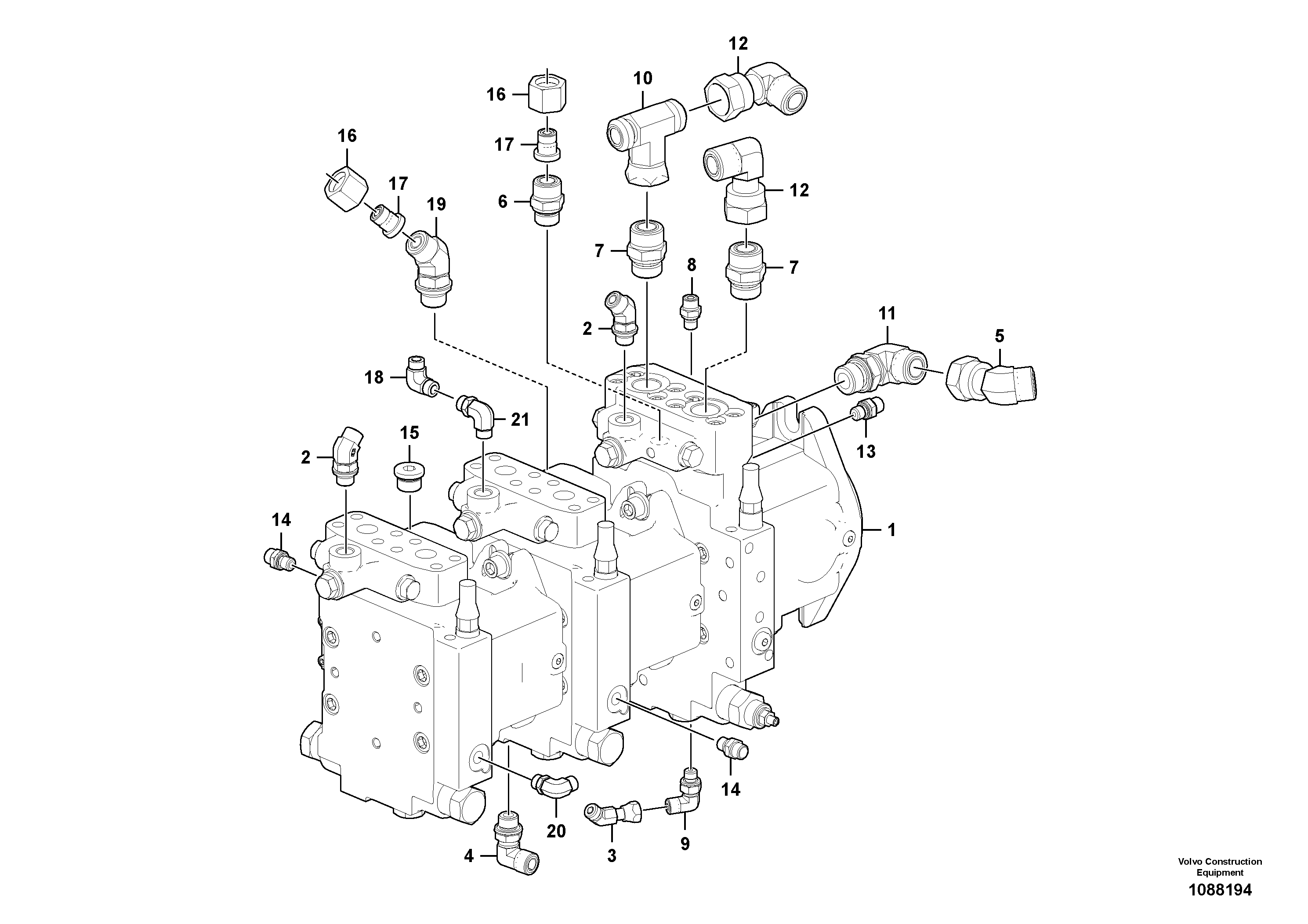 Water pump ger VOE992073 VOLVO