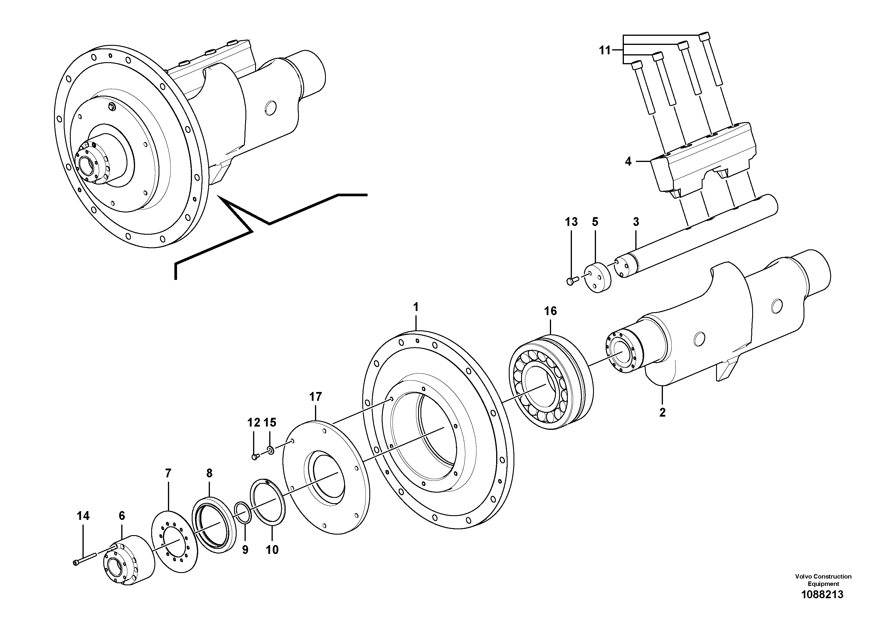 Locking Lug VOE12822963 VOLVO
