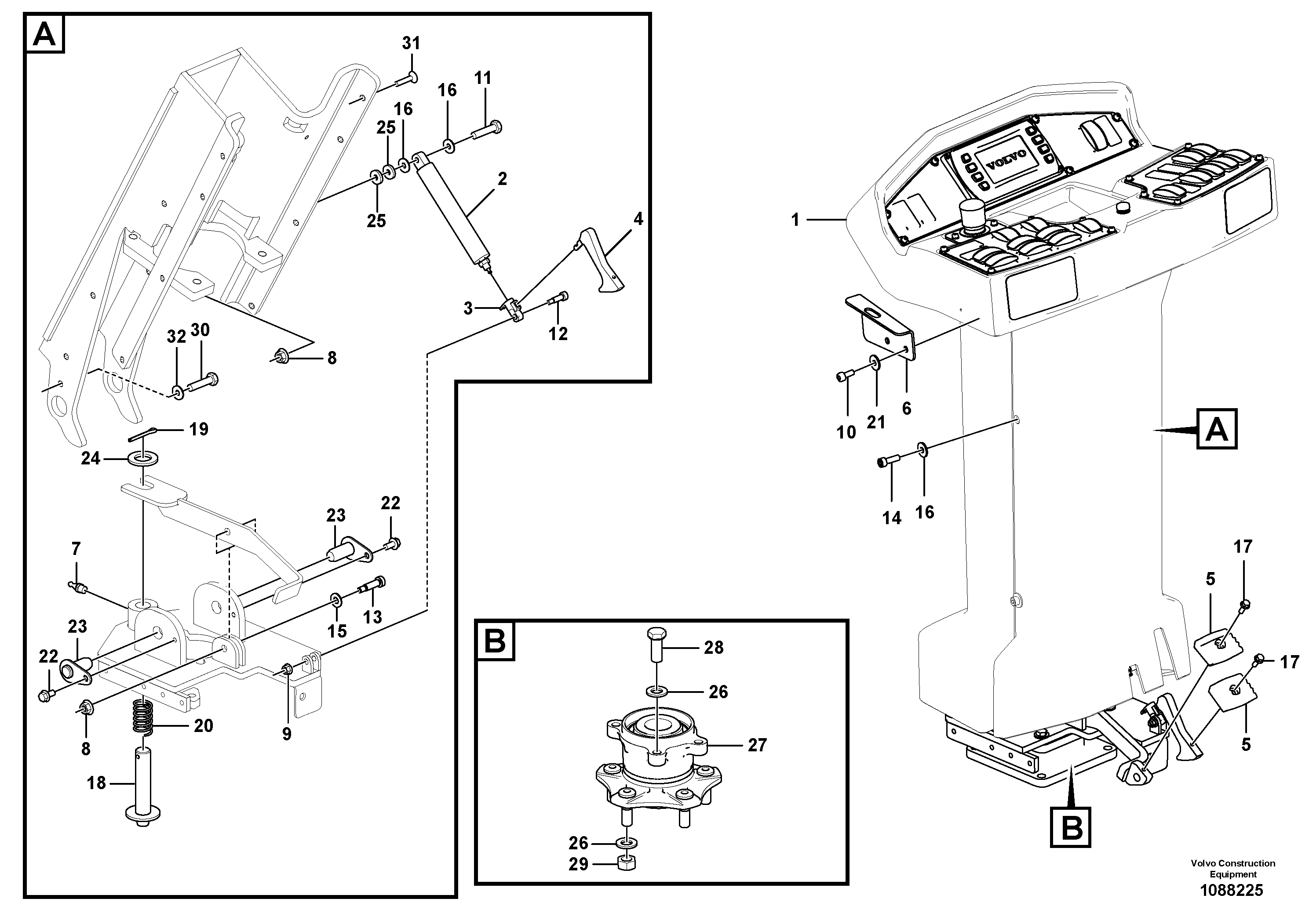 Balancer gasket VOE12833539 VOLVO