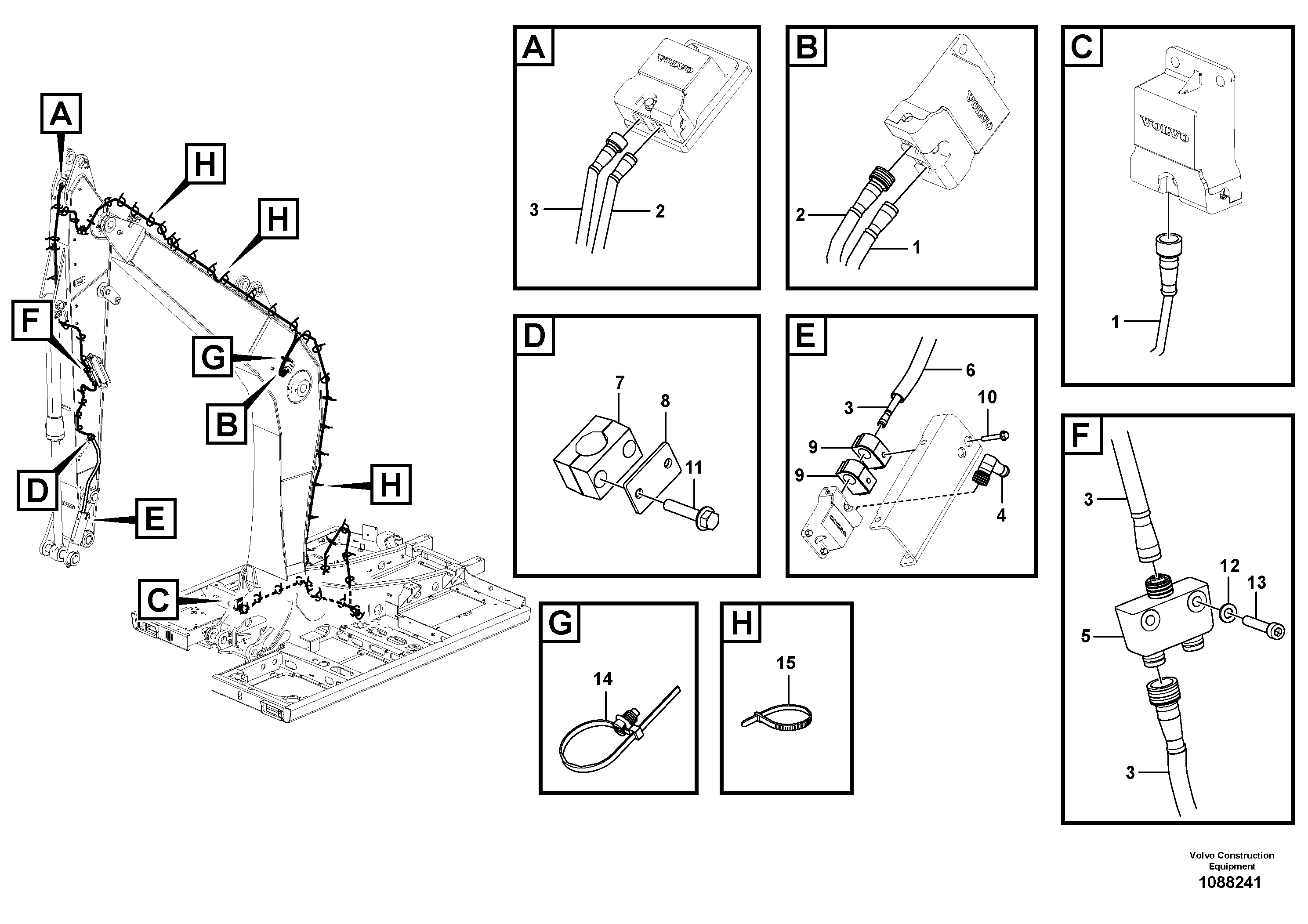 Radio Support VOE14711407 VOLVO