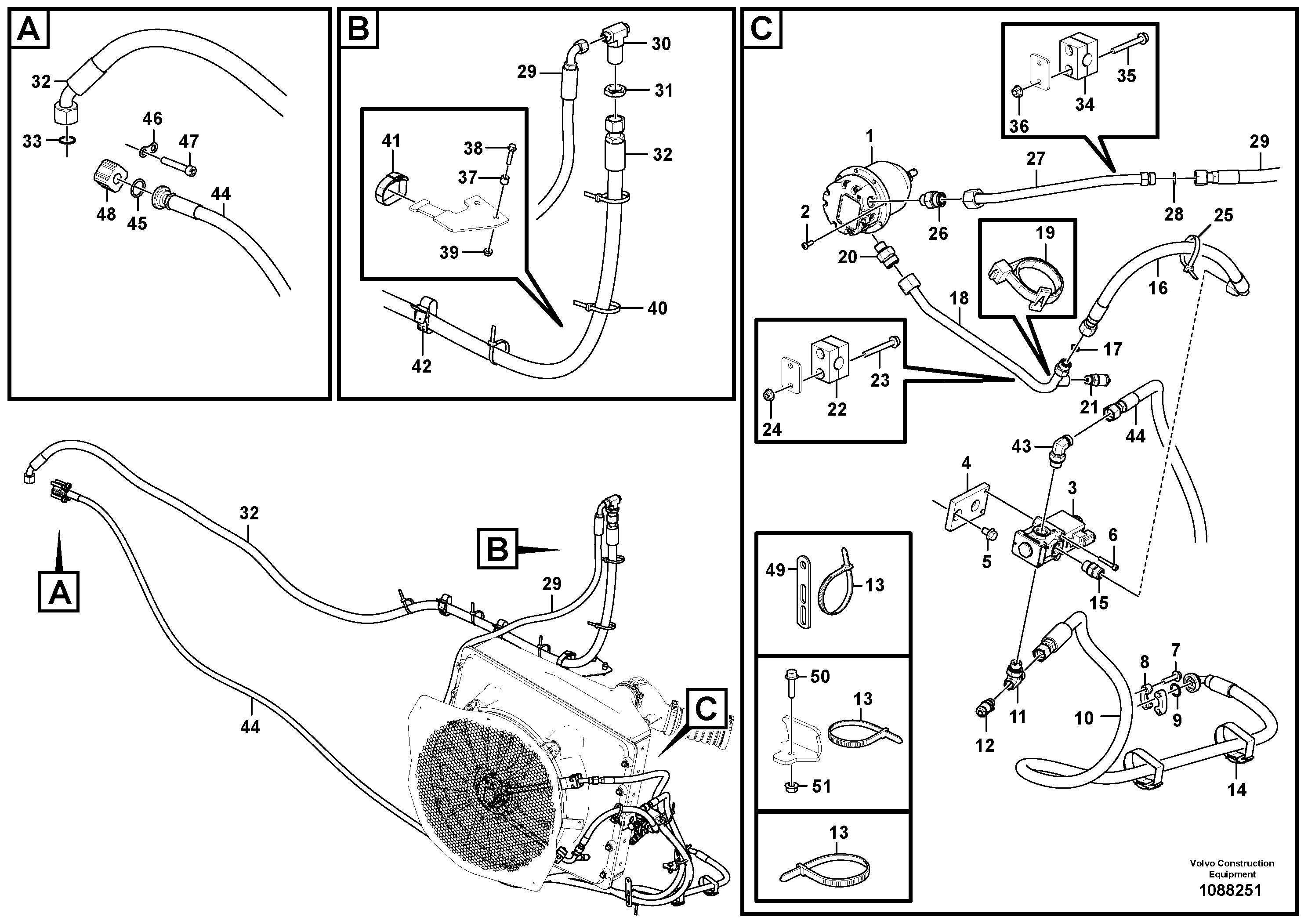 Timing gear casing VOE15801281 VOLVO