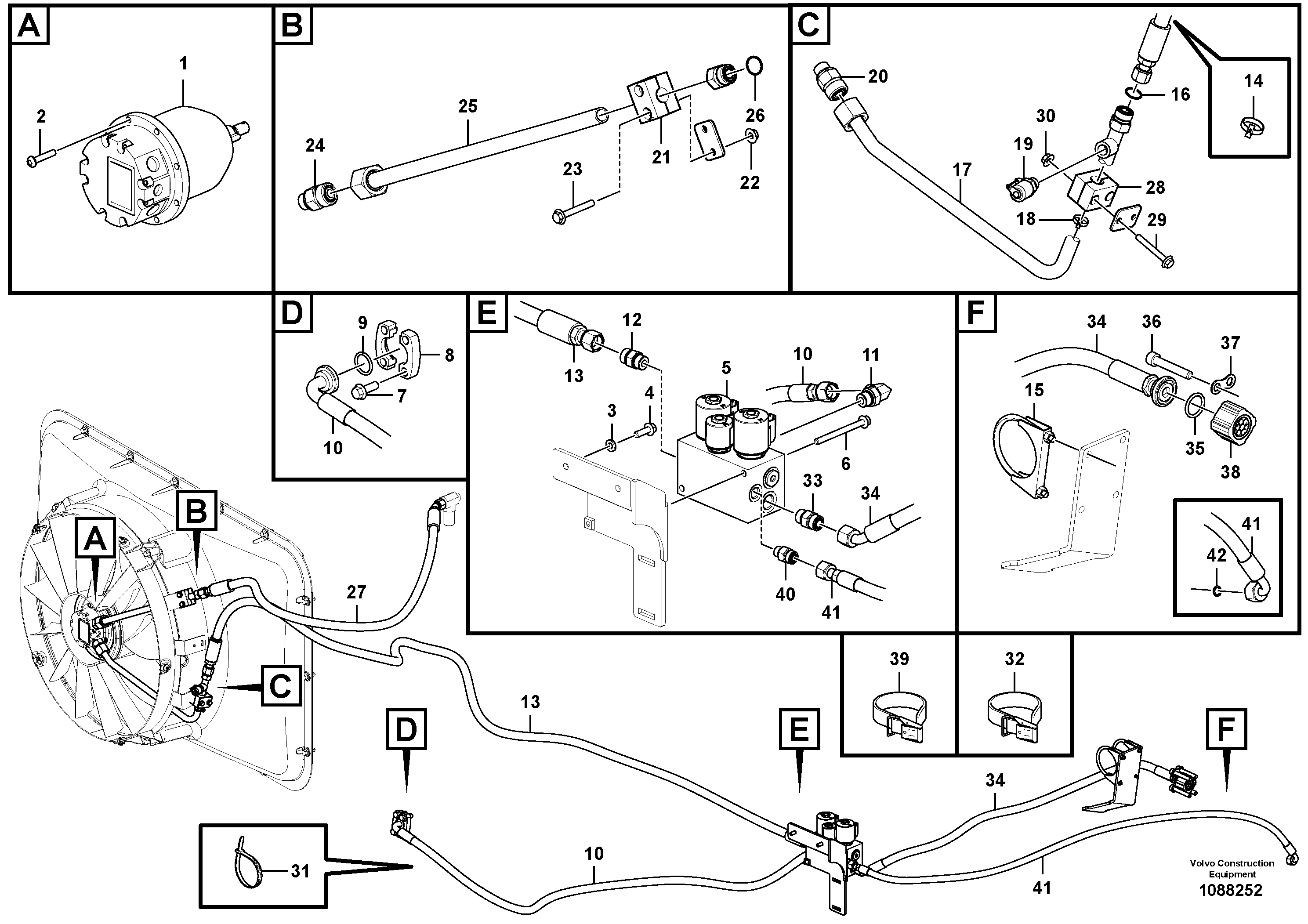 Timing gear casing VOE15801430 VOLVO