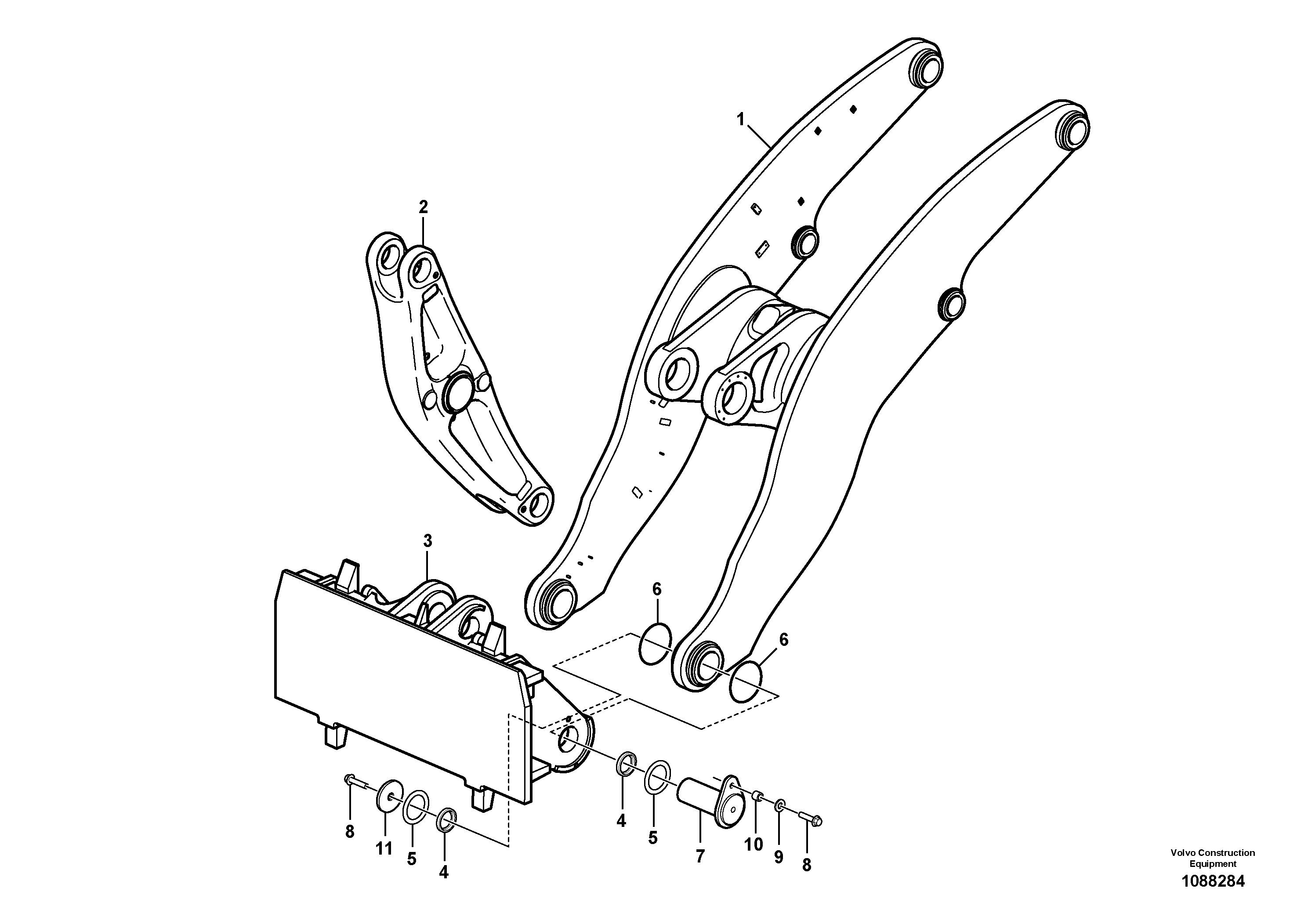 Steering Stop VOE15043395 VOLVO