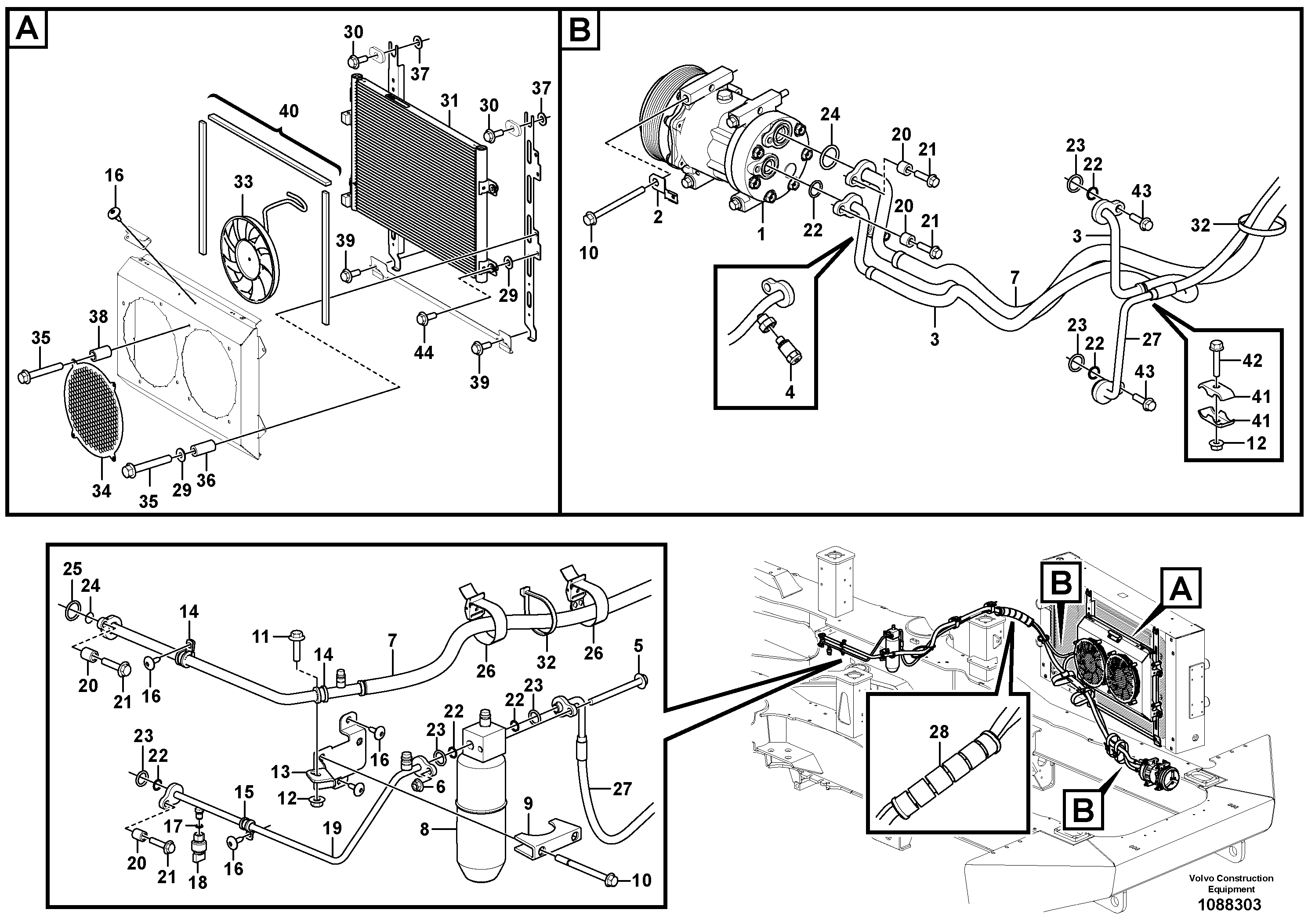 Timing gear casing VOE16909906 VOLVO
