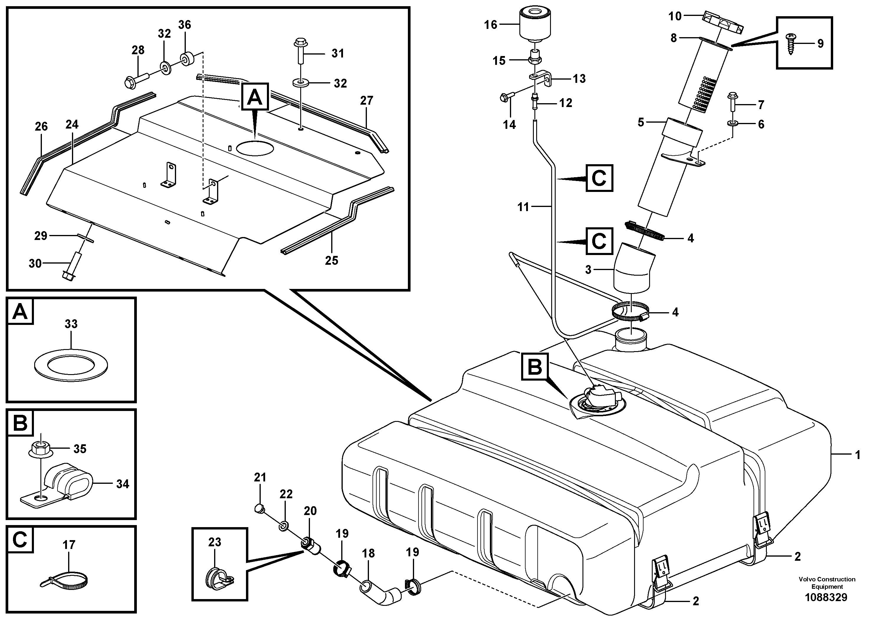 Rec.housing VOE15060436 VOLVO