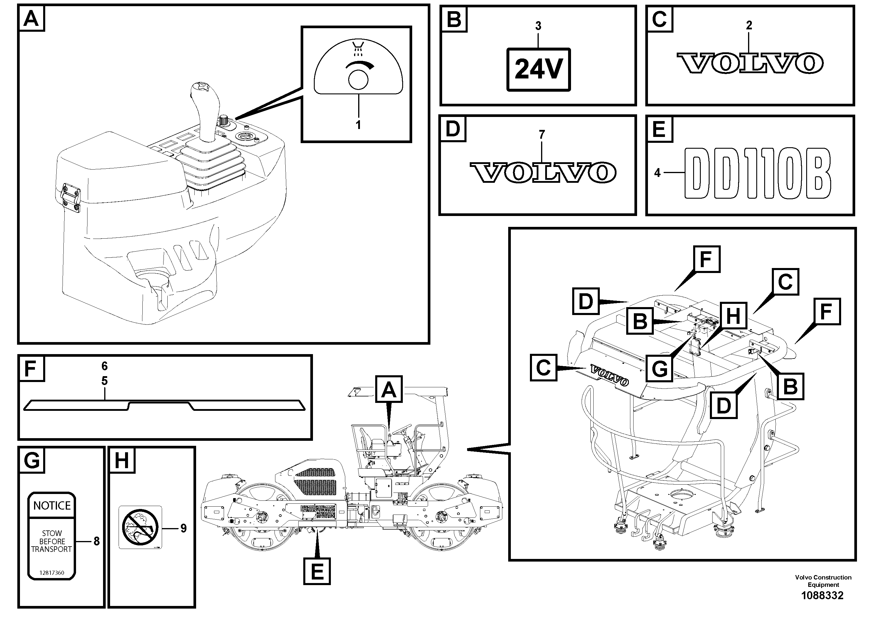 Cylinder Block VOE12817360 VOLVO