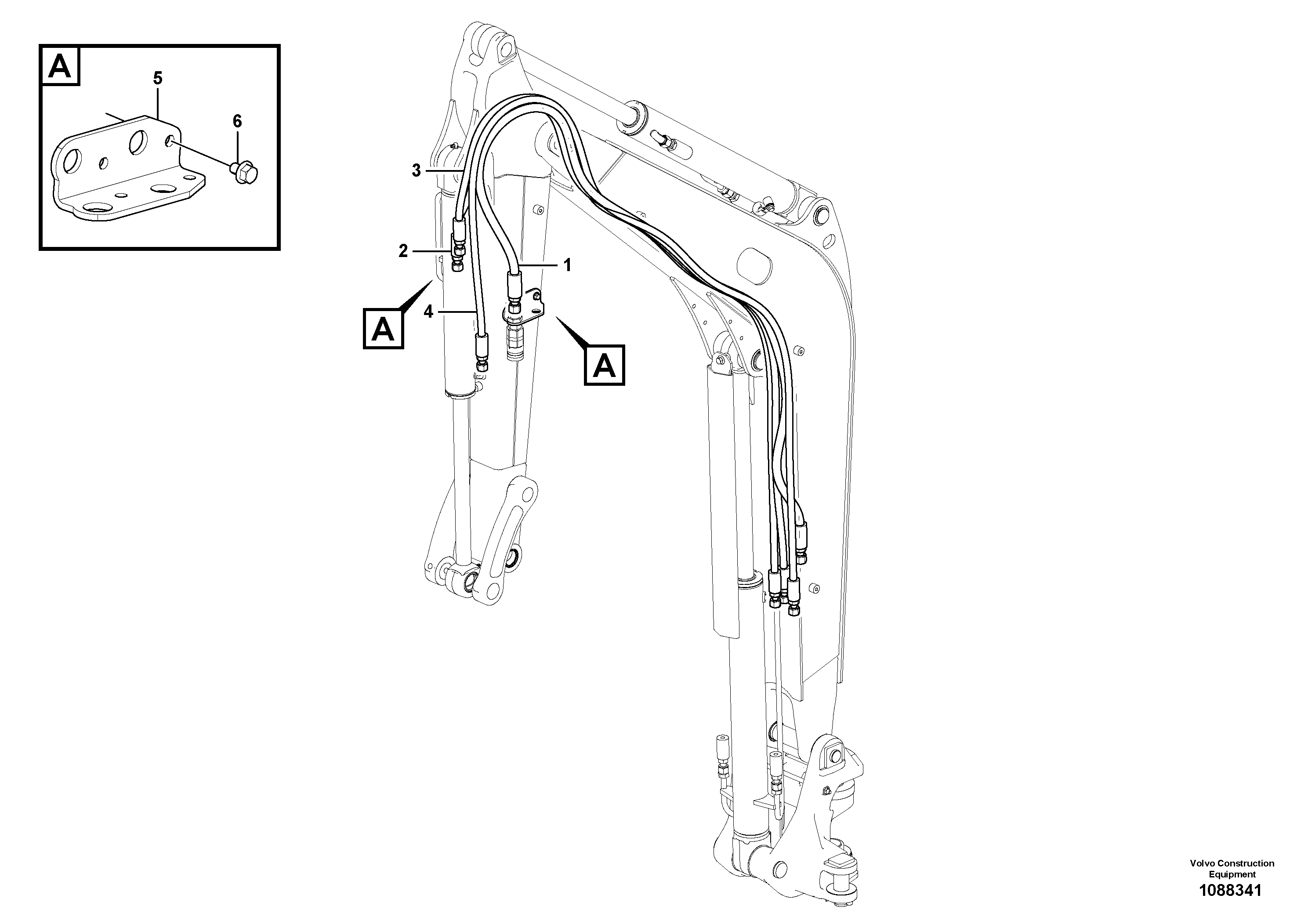 Timing gear casing VOE15800505 VOLVO
