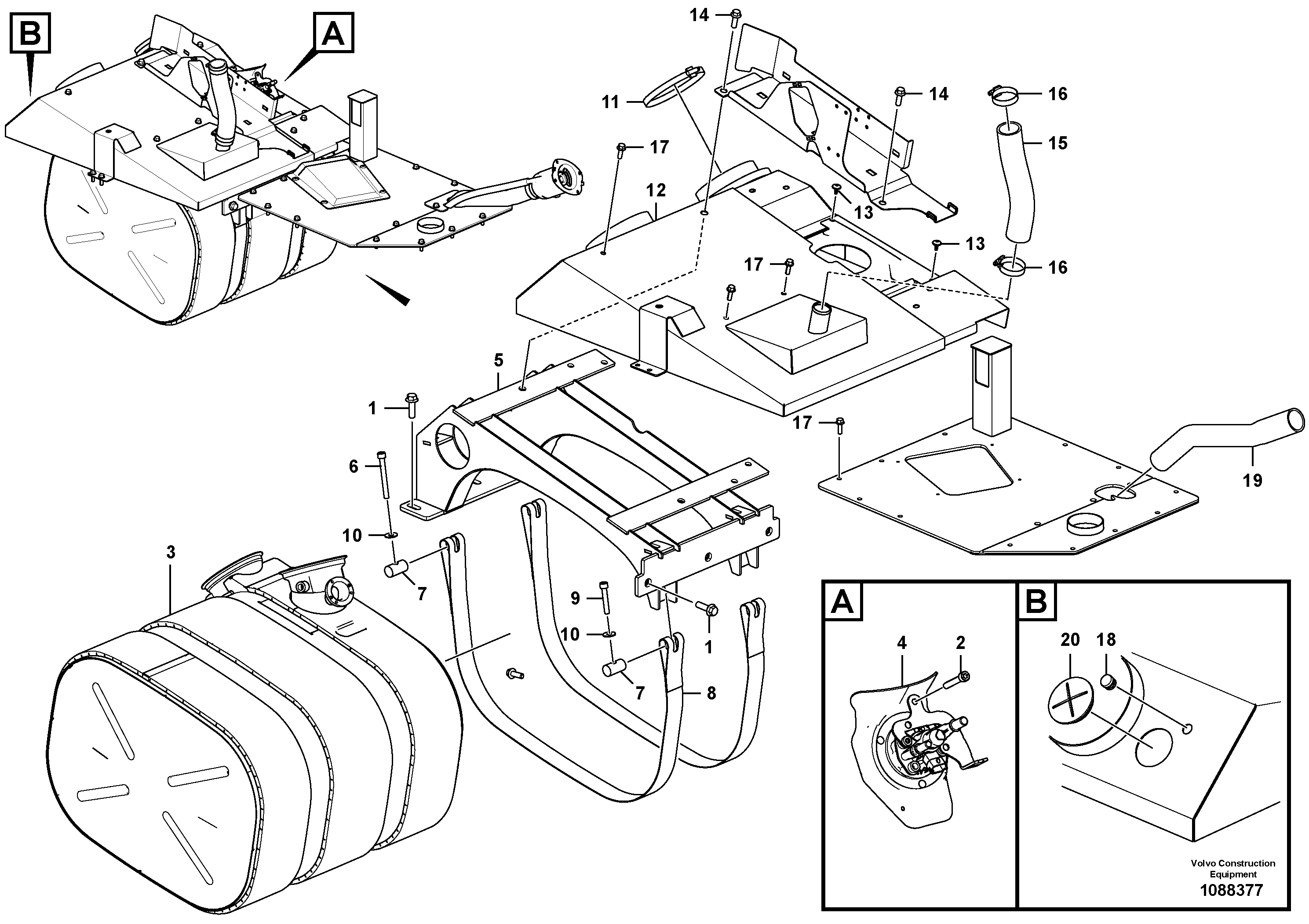 Heater VOE16851395 VOLVO