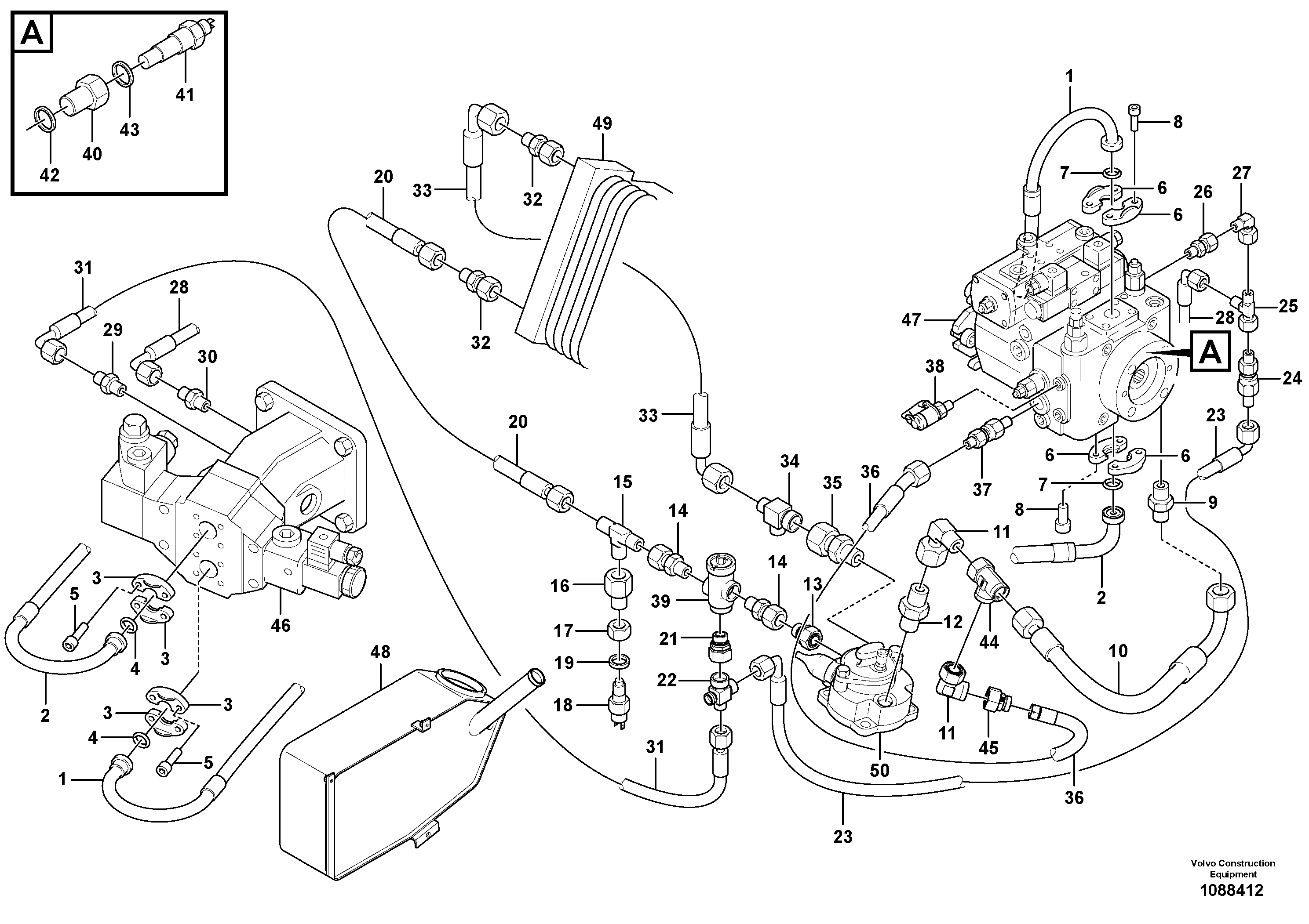 Timing gear casing VOE15224276 VOLVO