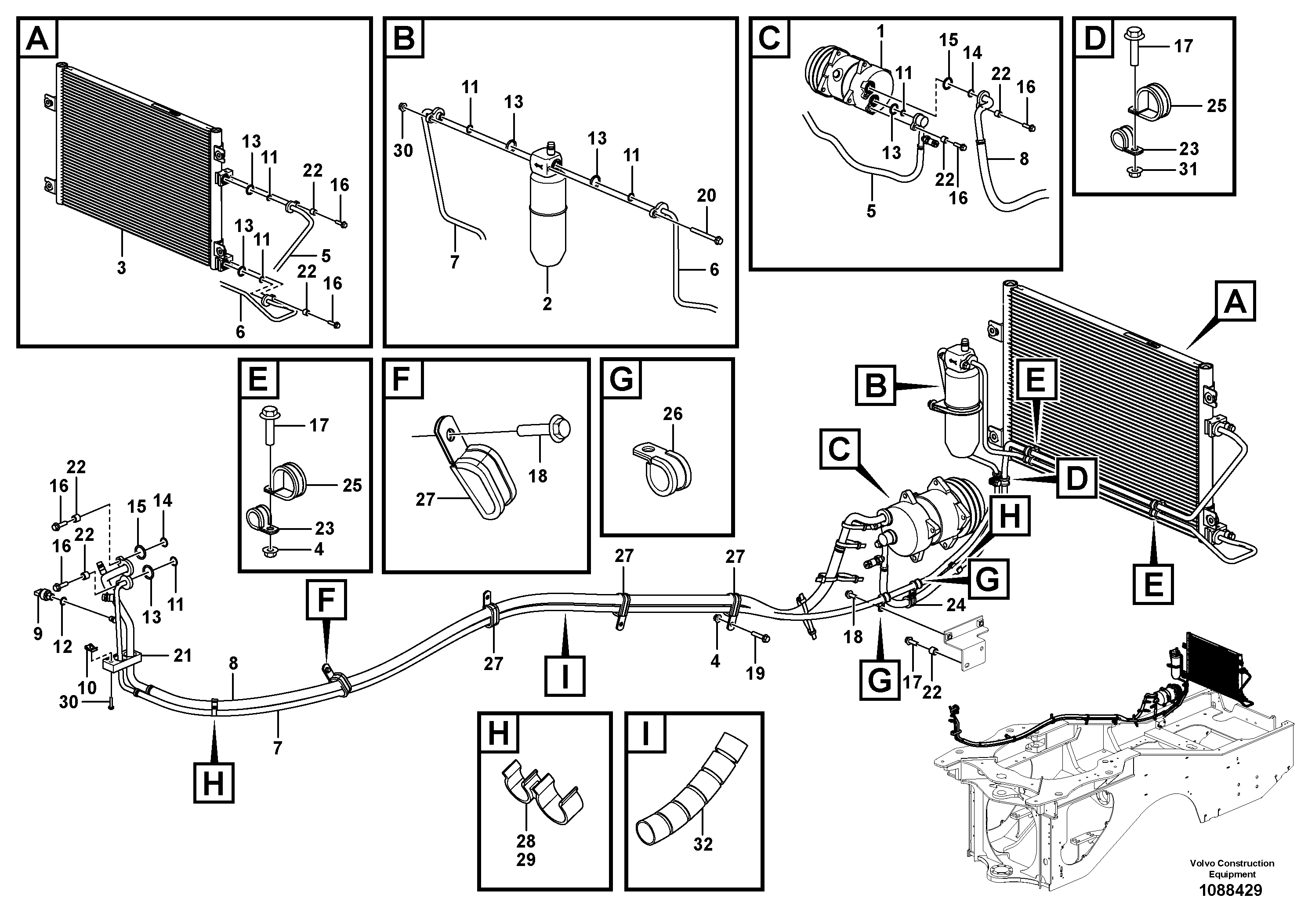 Timing gear casing VOE16807169 VOLVO