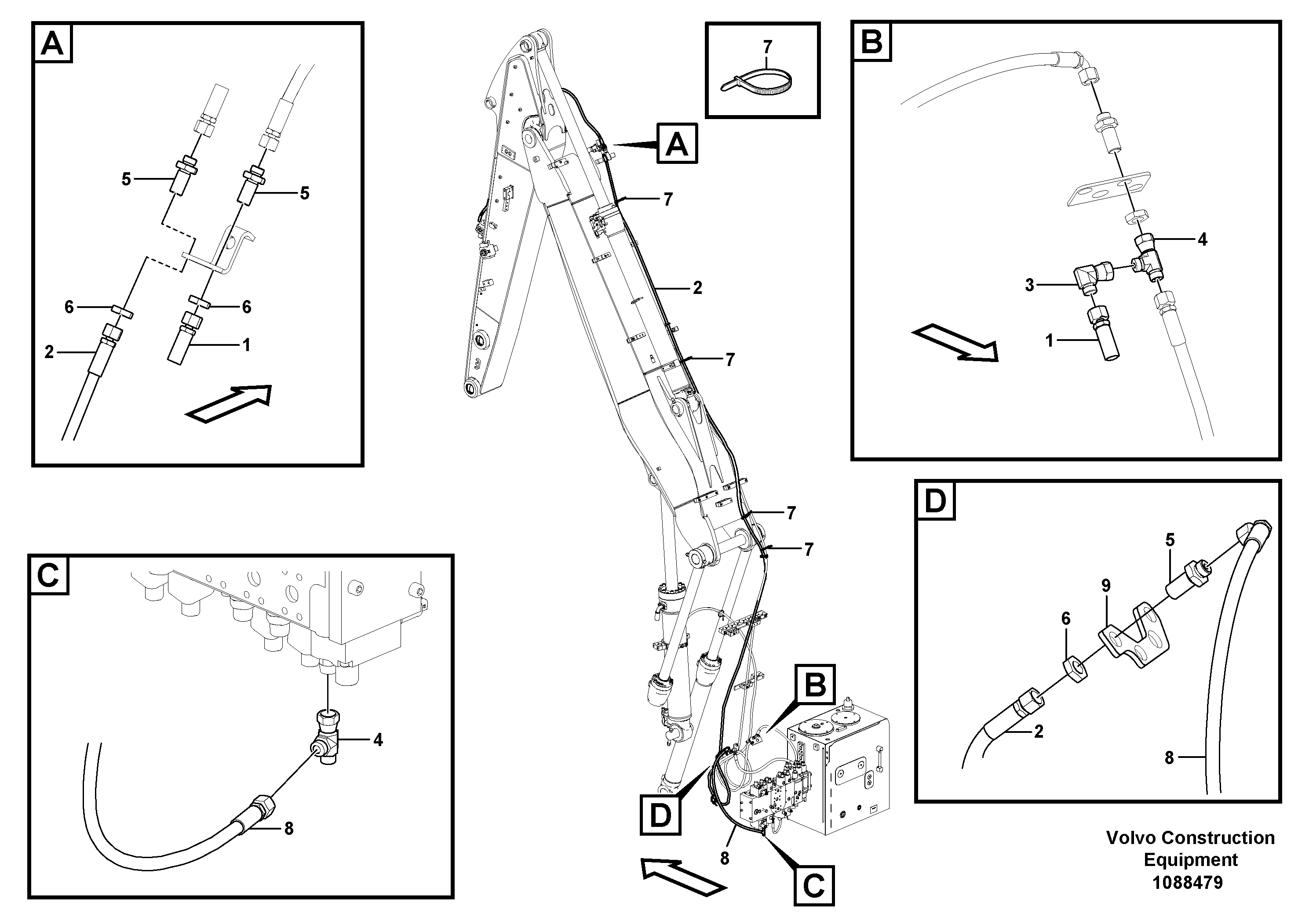 Timing gear casing VOE15801035 VOLVO