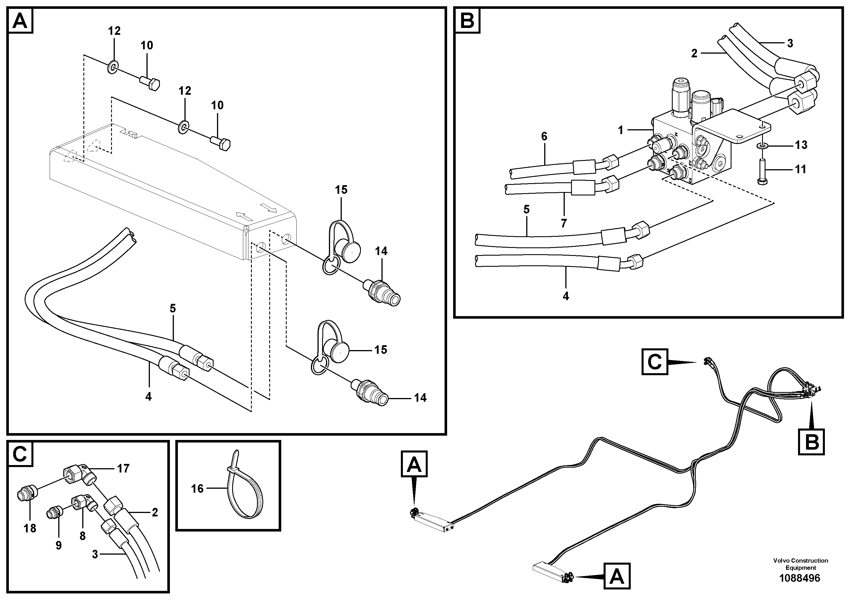 Timing gear casing VOE12780405 VOLVO