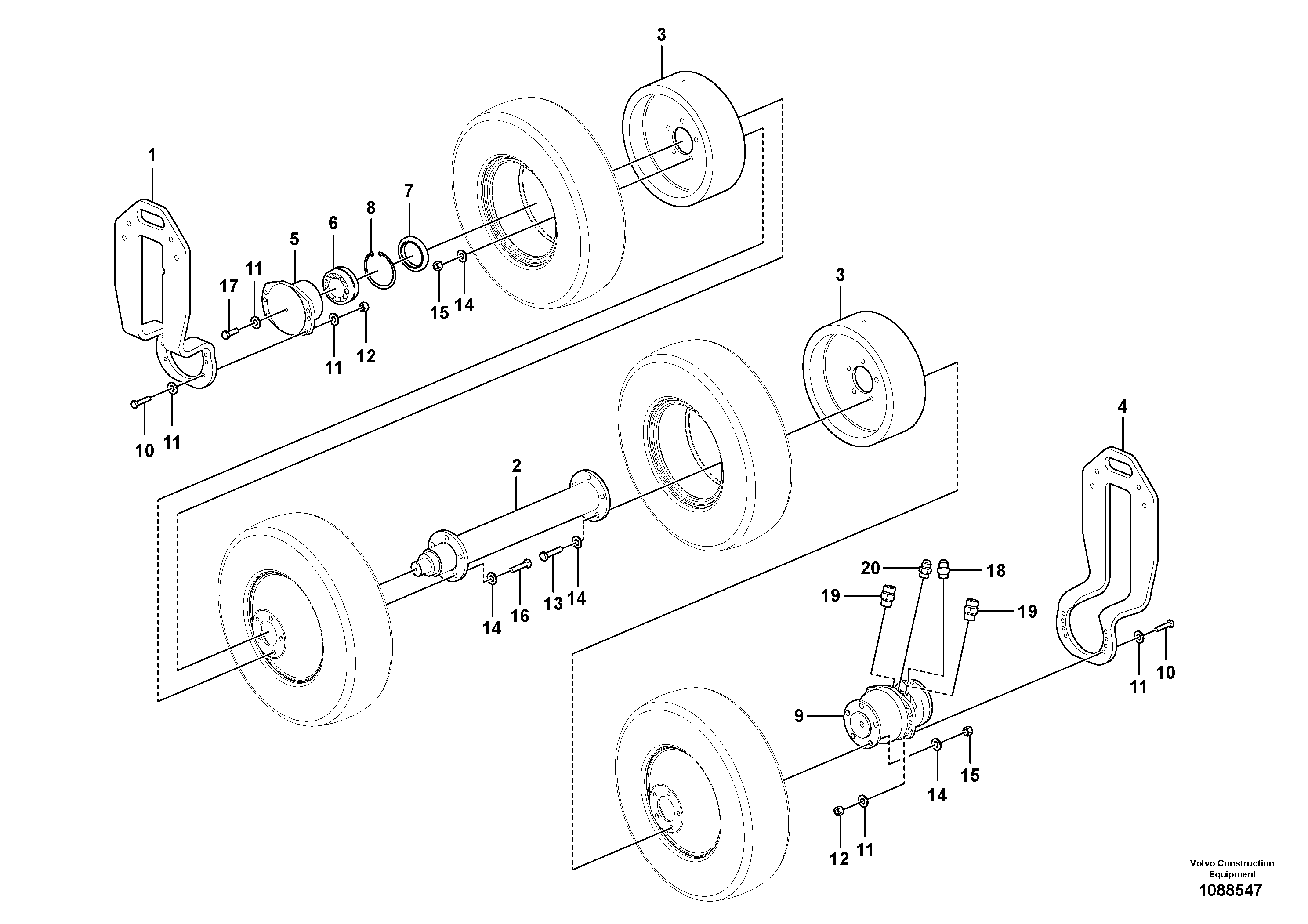 Accumulator block VOE12840584 VOLVO