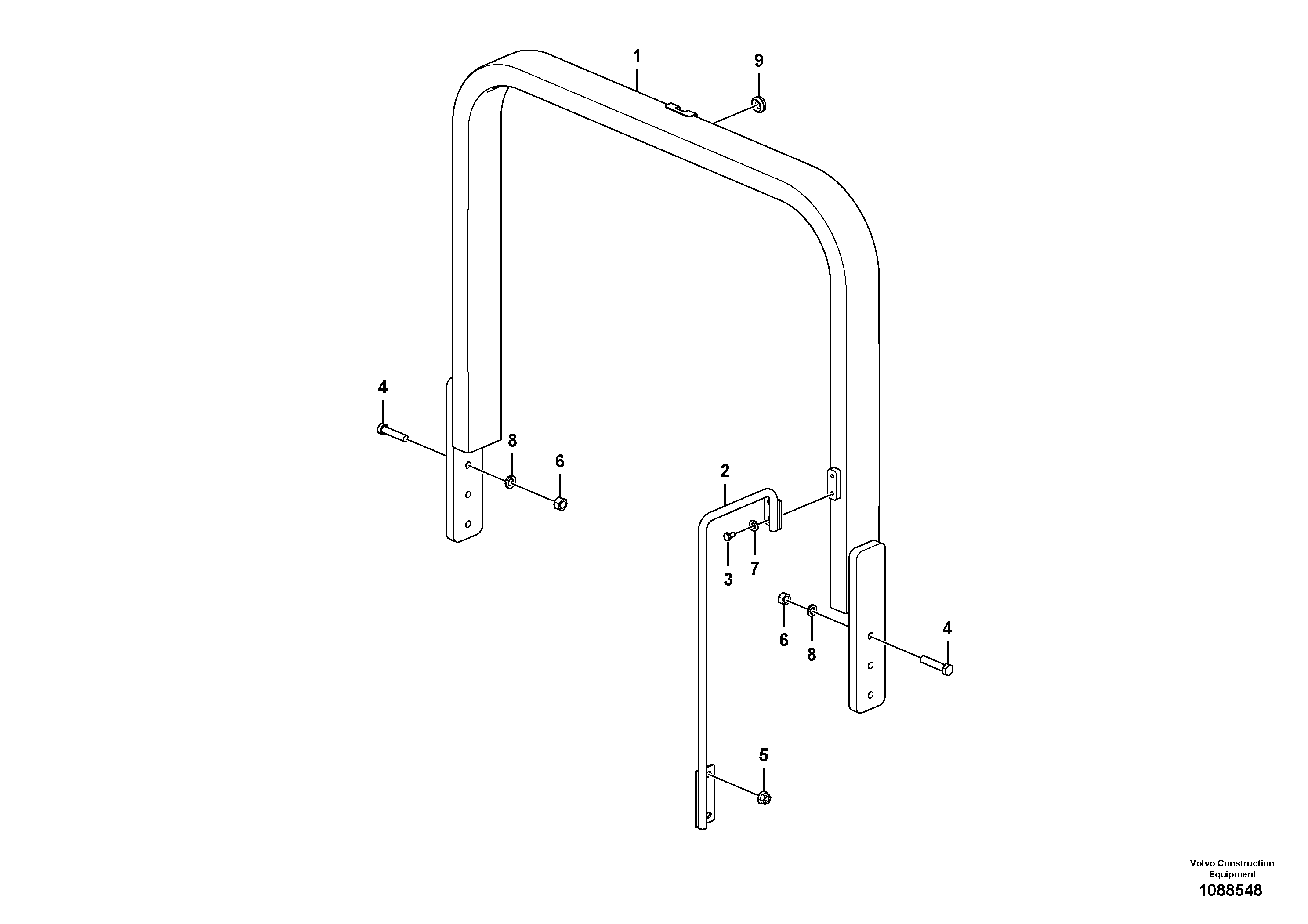 Mounting rail RM95920096 VOLVO