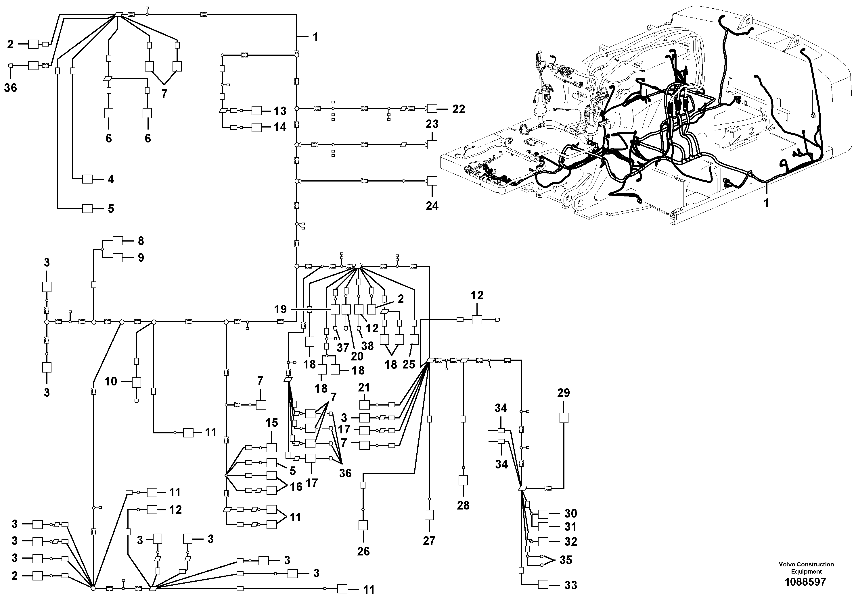 Telescopic Arm VOE995829 VOLVO