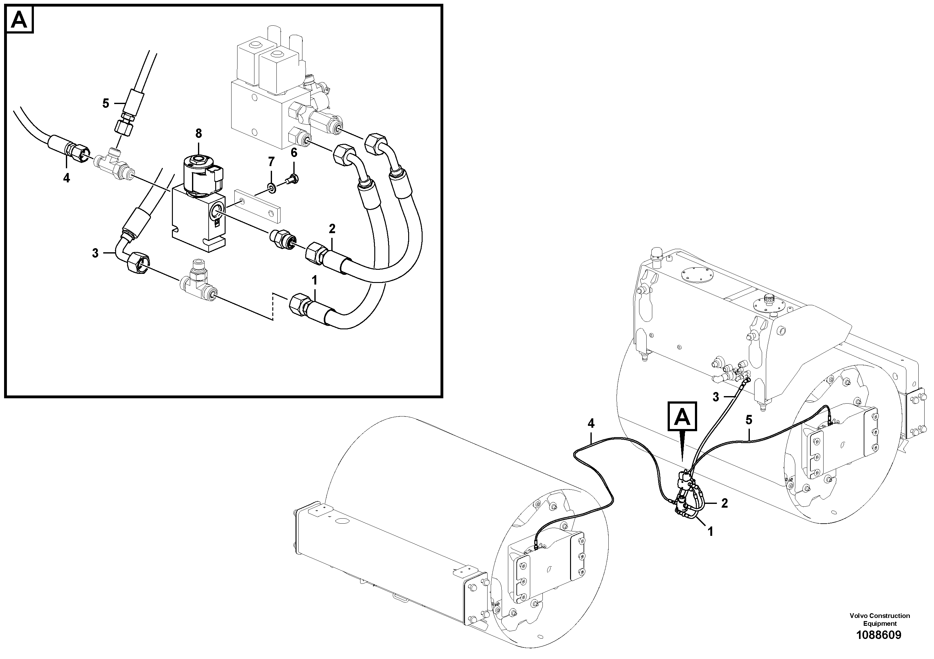 Timing gear casing VOE937534 VOLVO