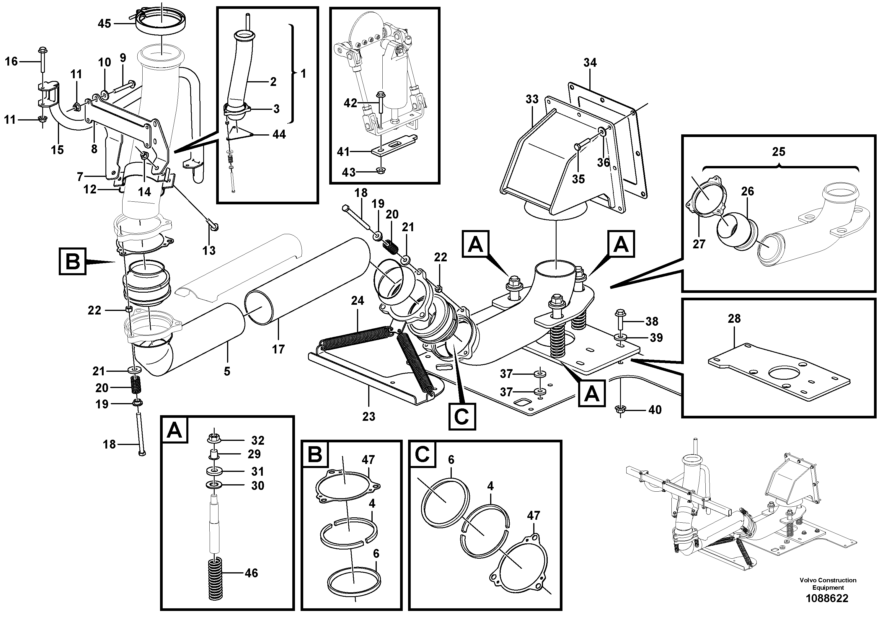 Axle Casing VOE16918726 VOLVO