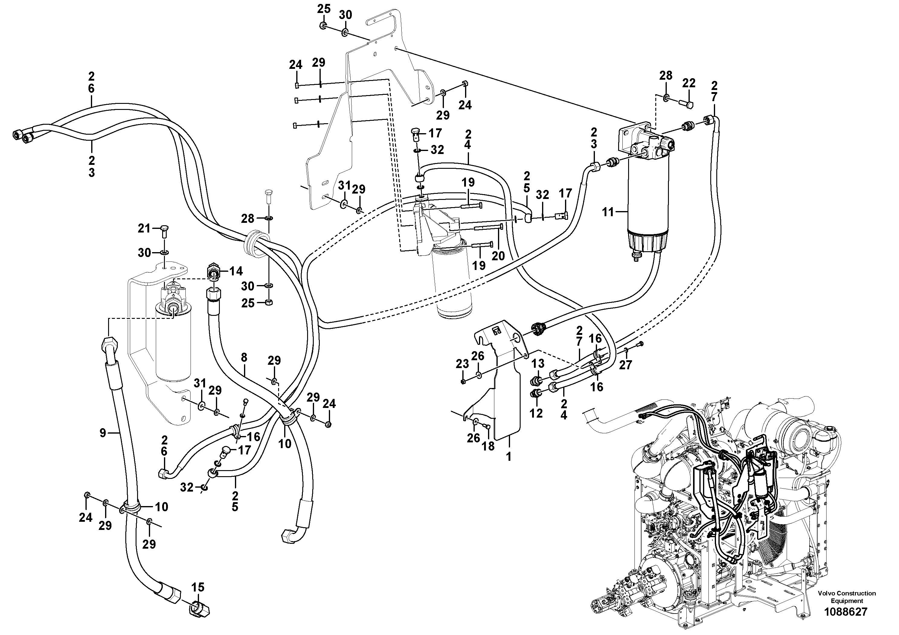 Clutch Ring VOE11165055 VOLVO