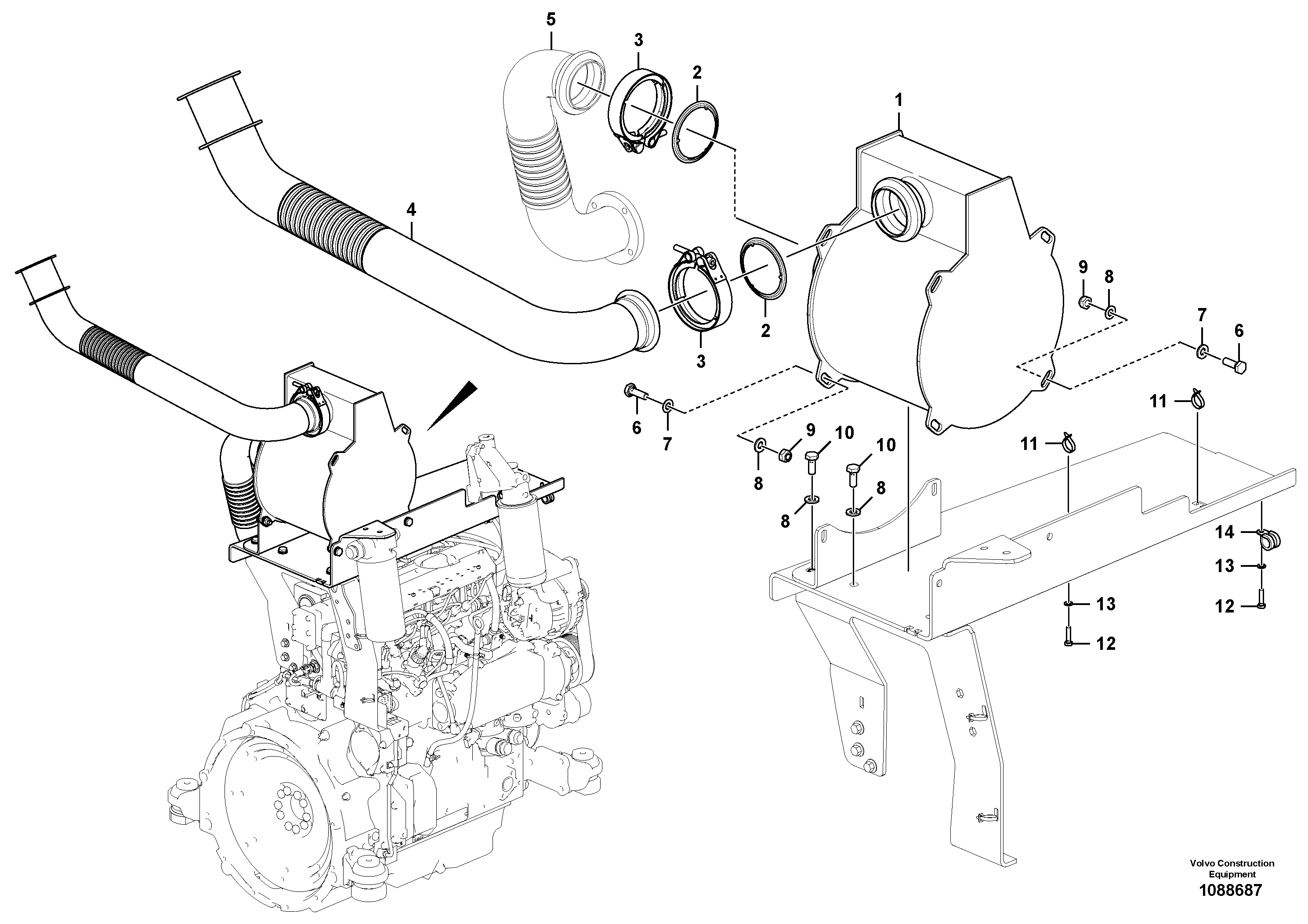 Пробка VOE12834455 VOLVO