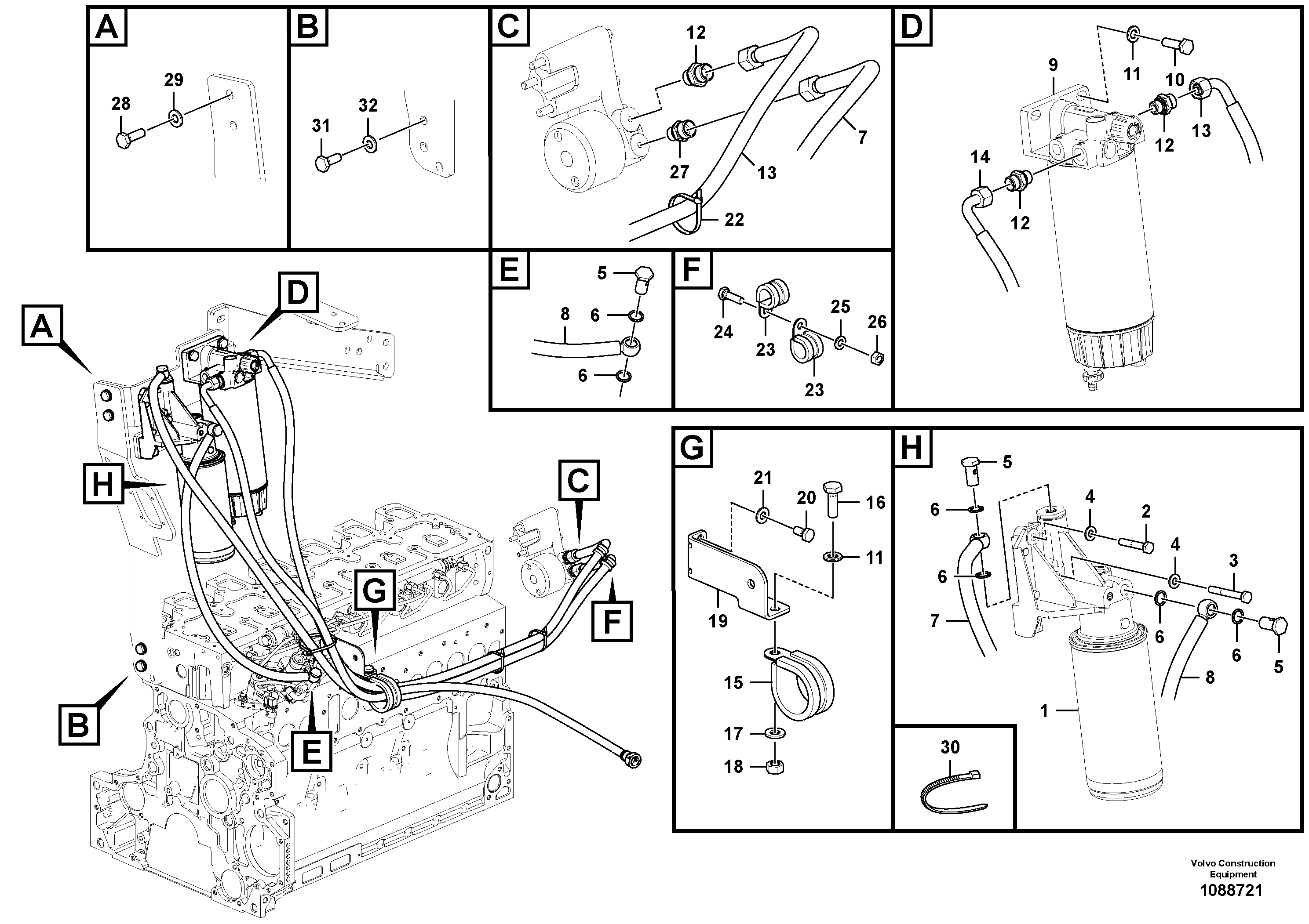 Clutch Spring VOE12827654 VOLVO