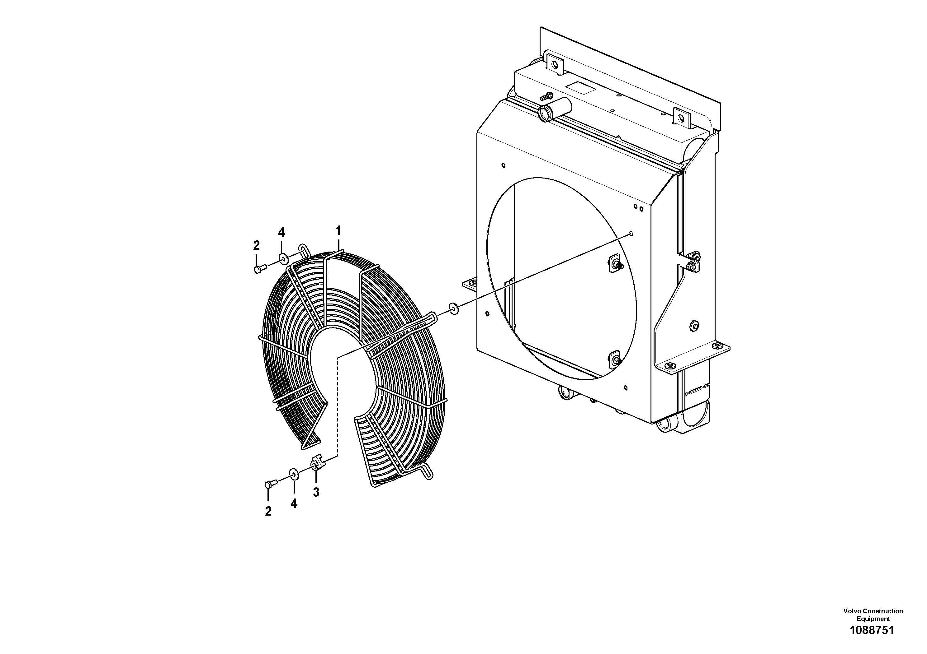 Fan Guard VOE12836545 VOLVO