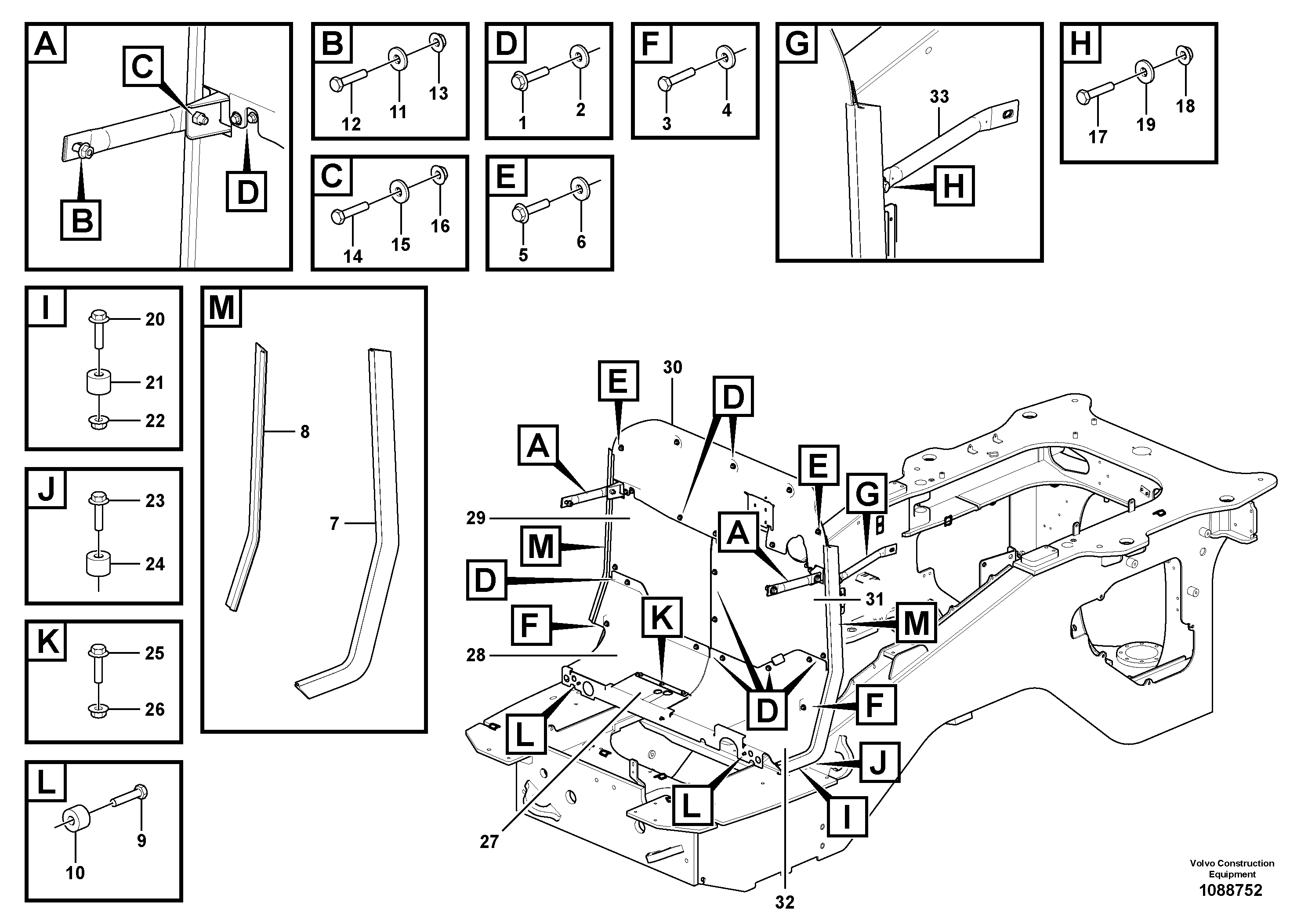 Lock Cover VOE16807991 VOLVO