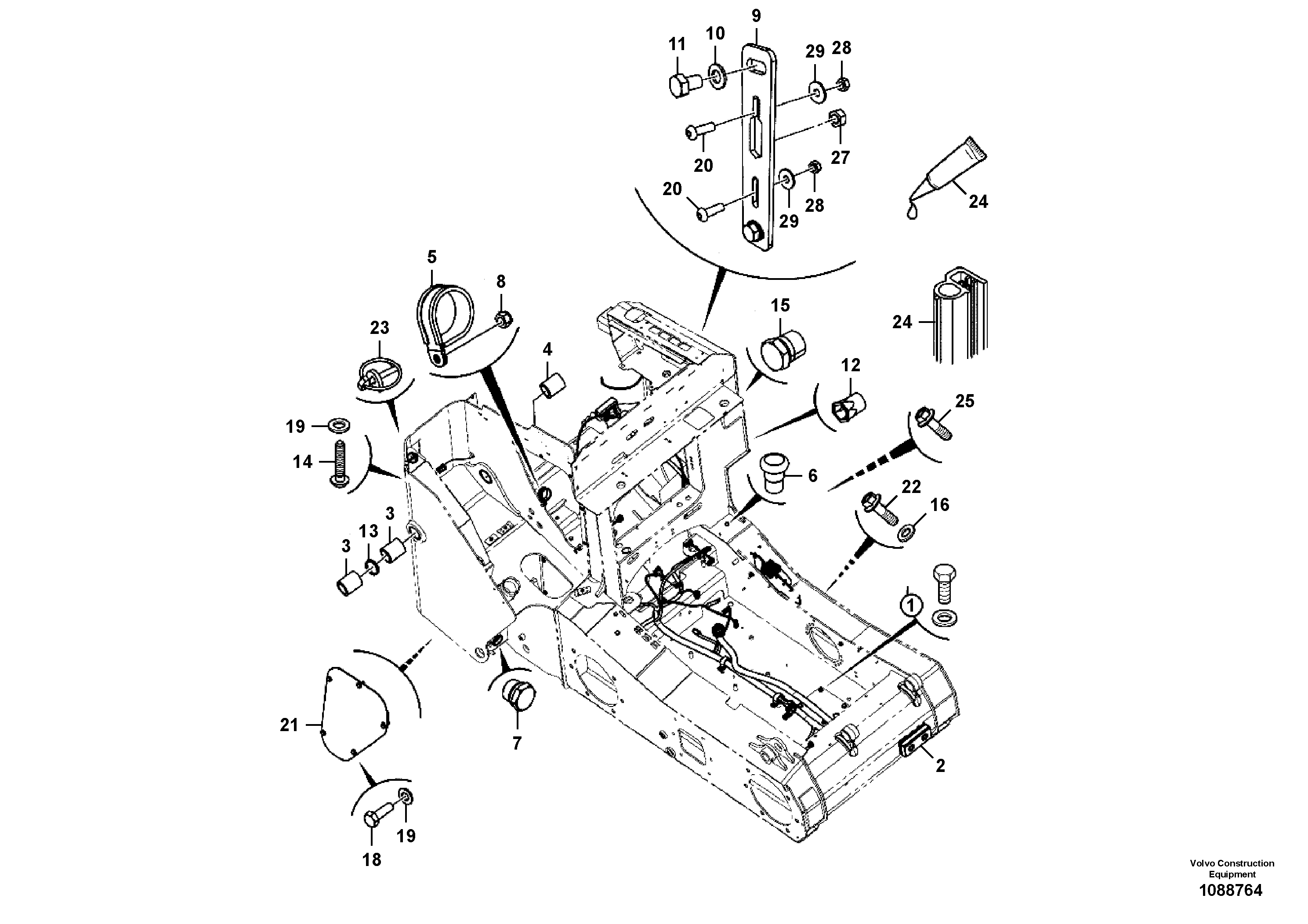 Mudguard VOE17487074 VOLVO