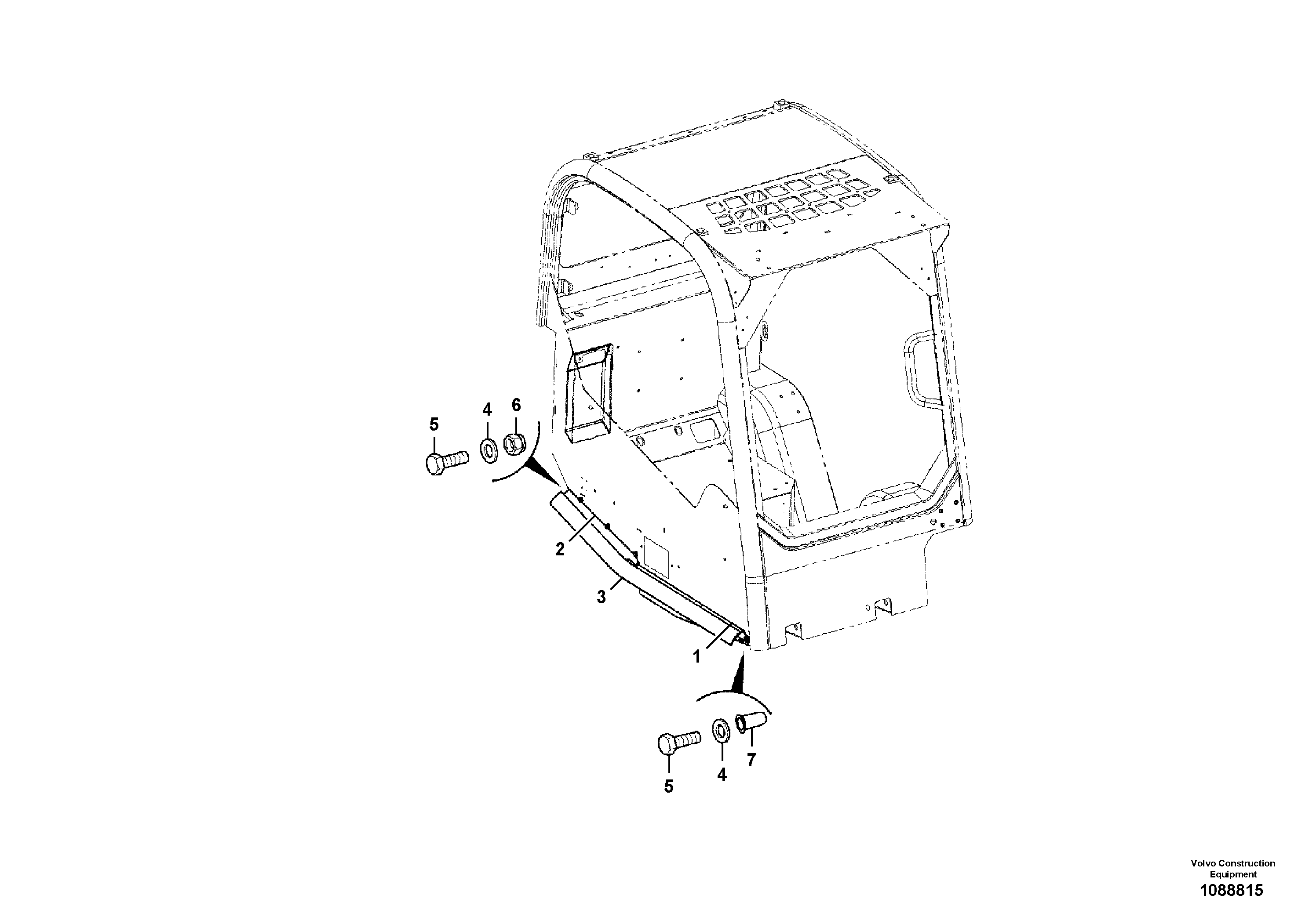 Sealing Strip VOE17484715 VOLVO