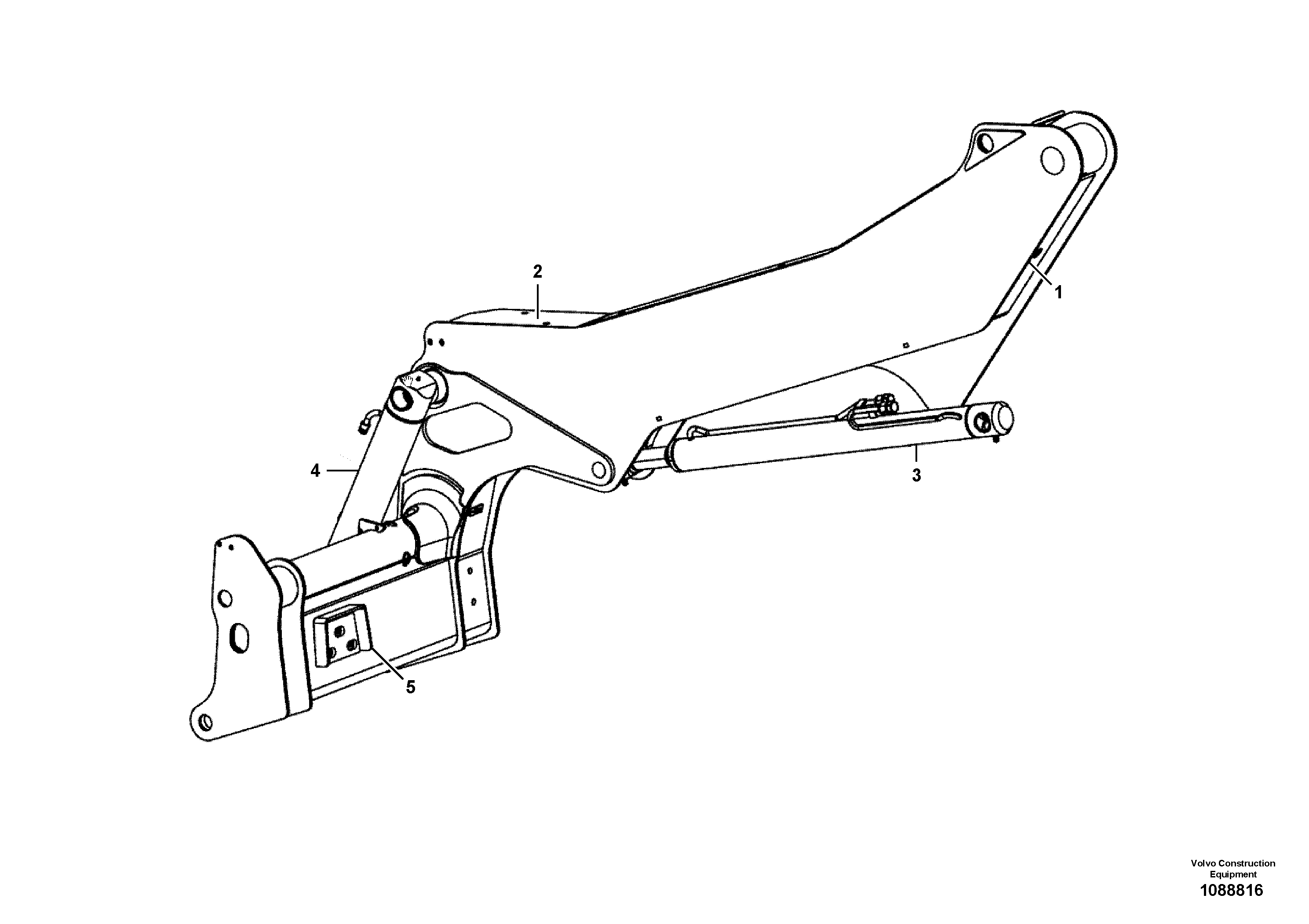 Seat frame VOE17487108 VOLVO