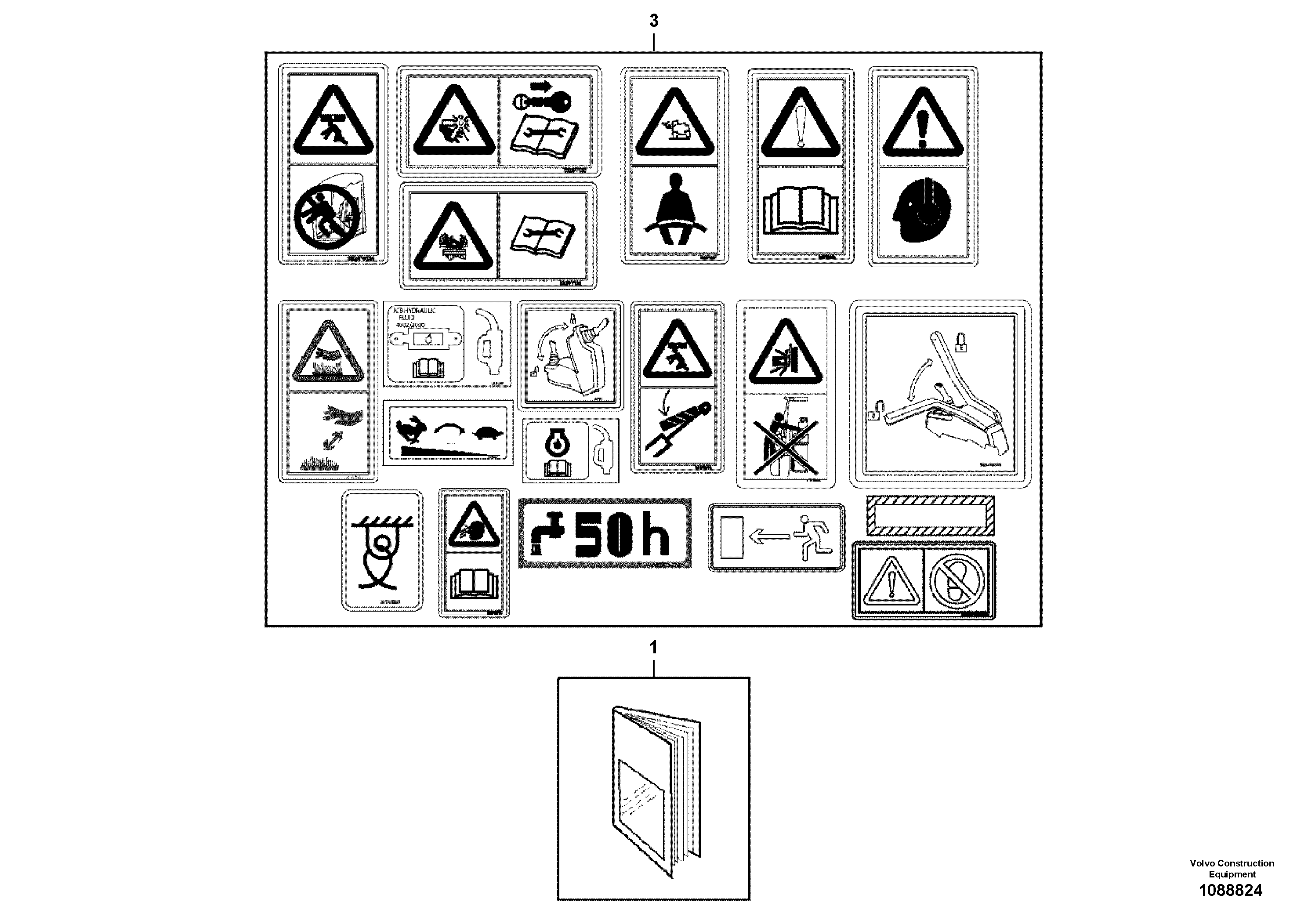 Decal Set VOE17484740 VOLVO
