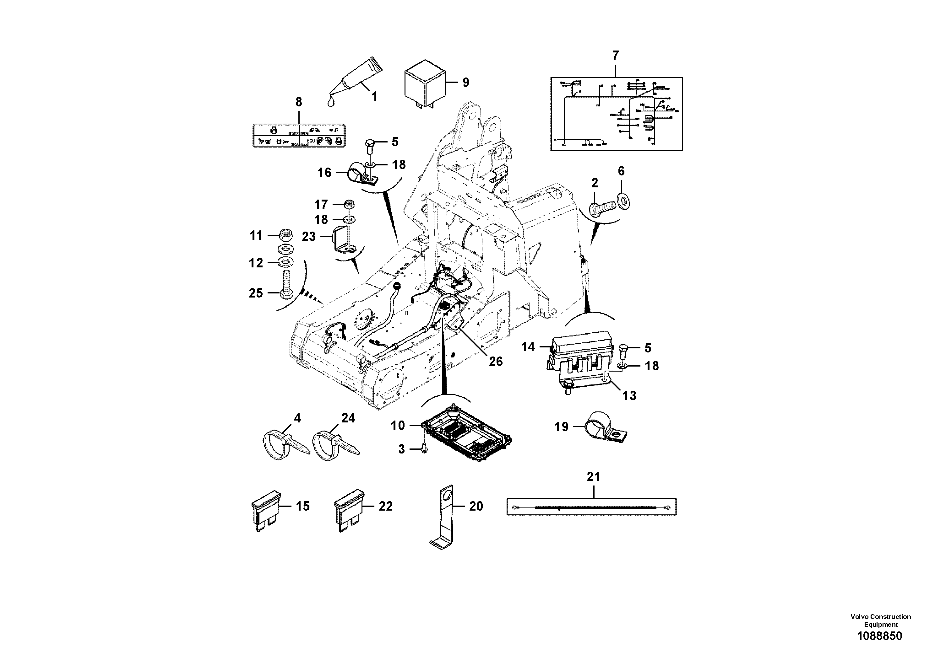 Support Leg VOE17486008 VOLVO
