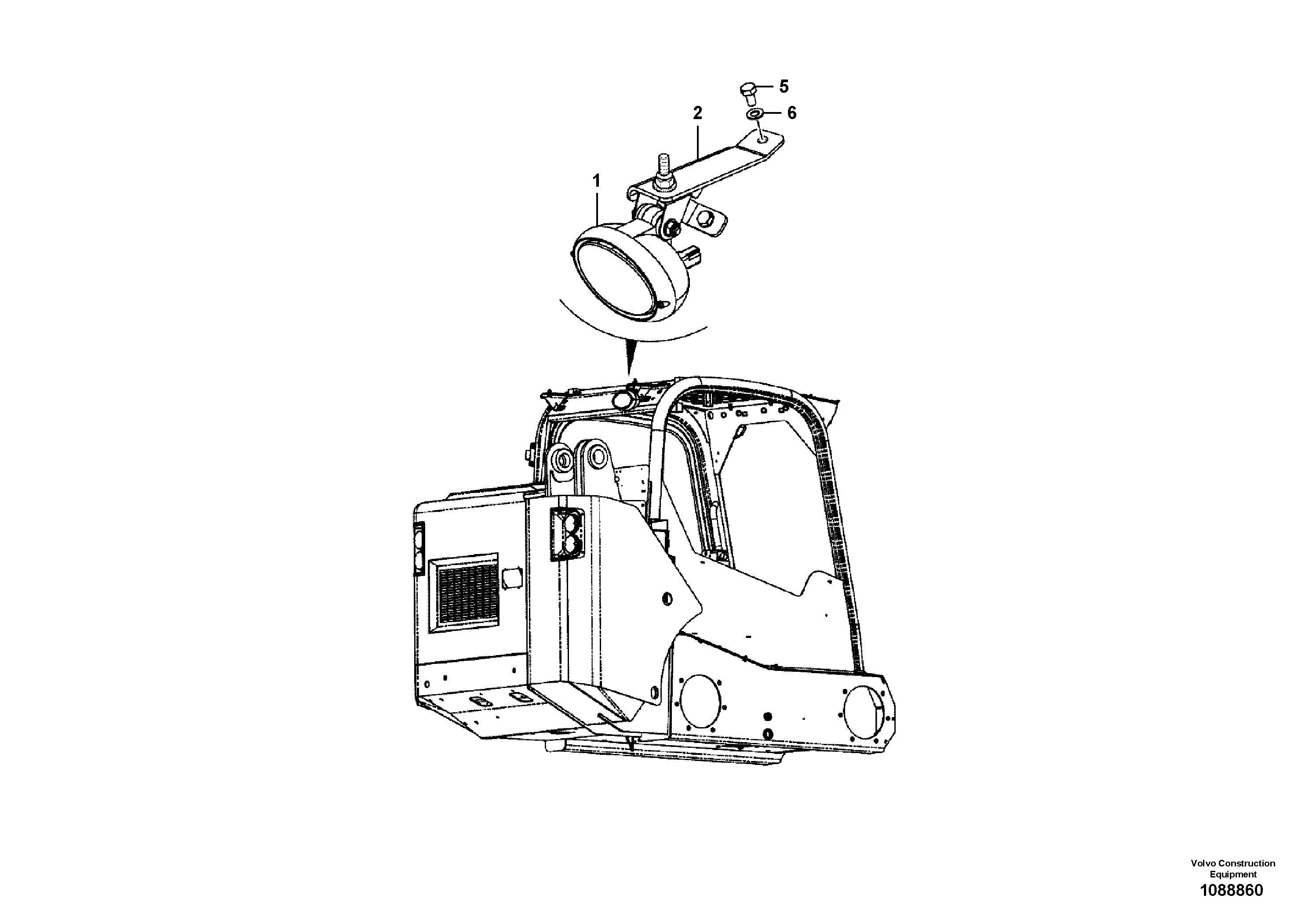 Alternator Bracket VOE17486048 VOLVO