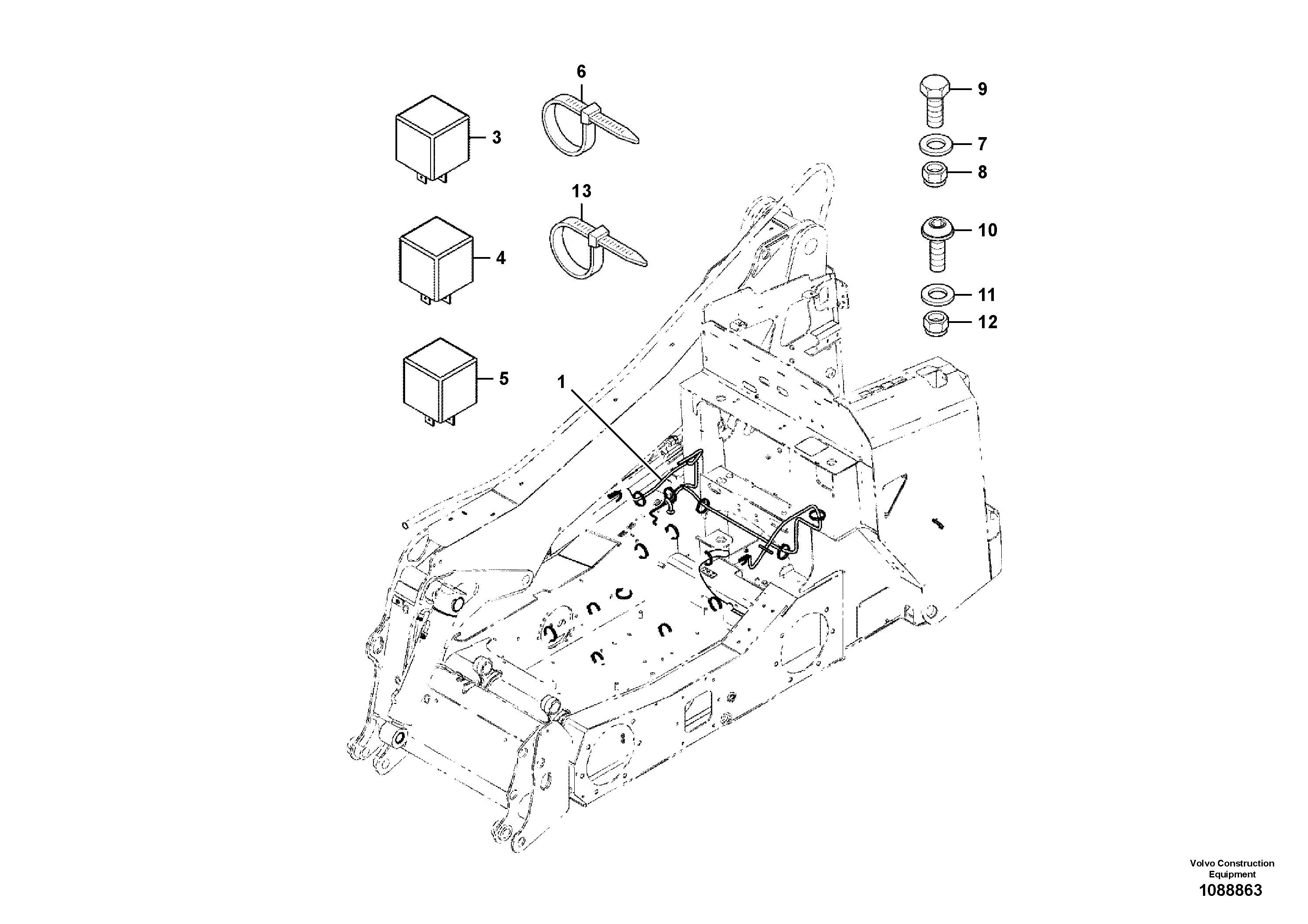 Support Leg VOE17486086 VOLVO