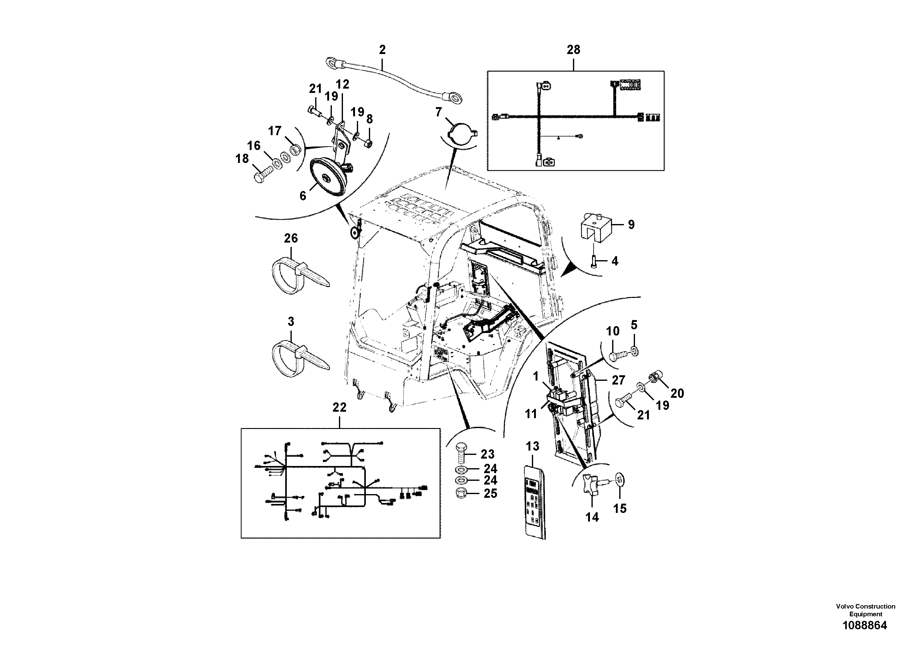 Bracket VOE17485004 VOLVO