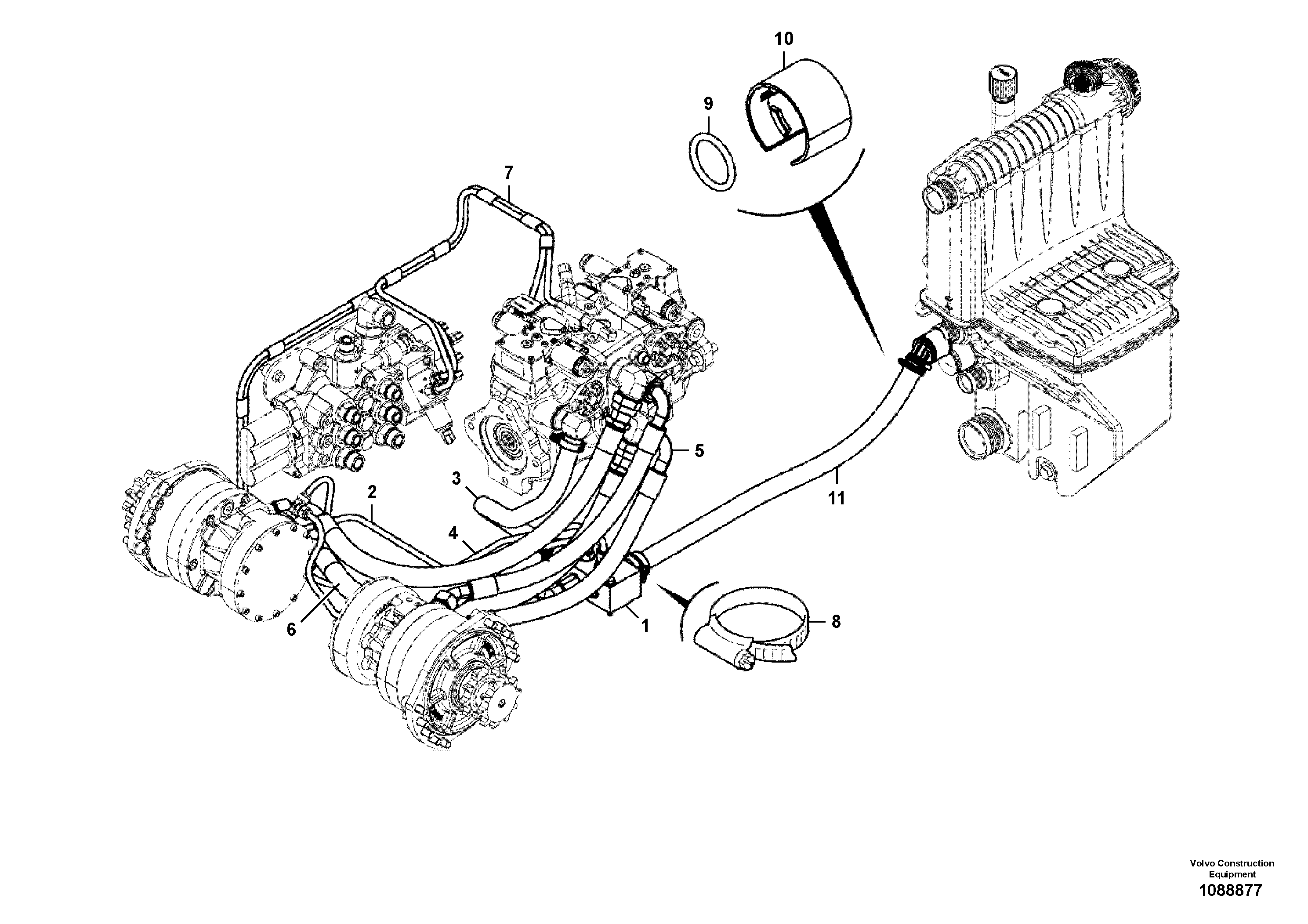 Hose VOE17484569 VOLVO