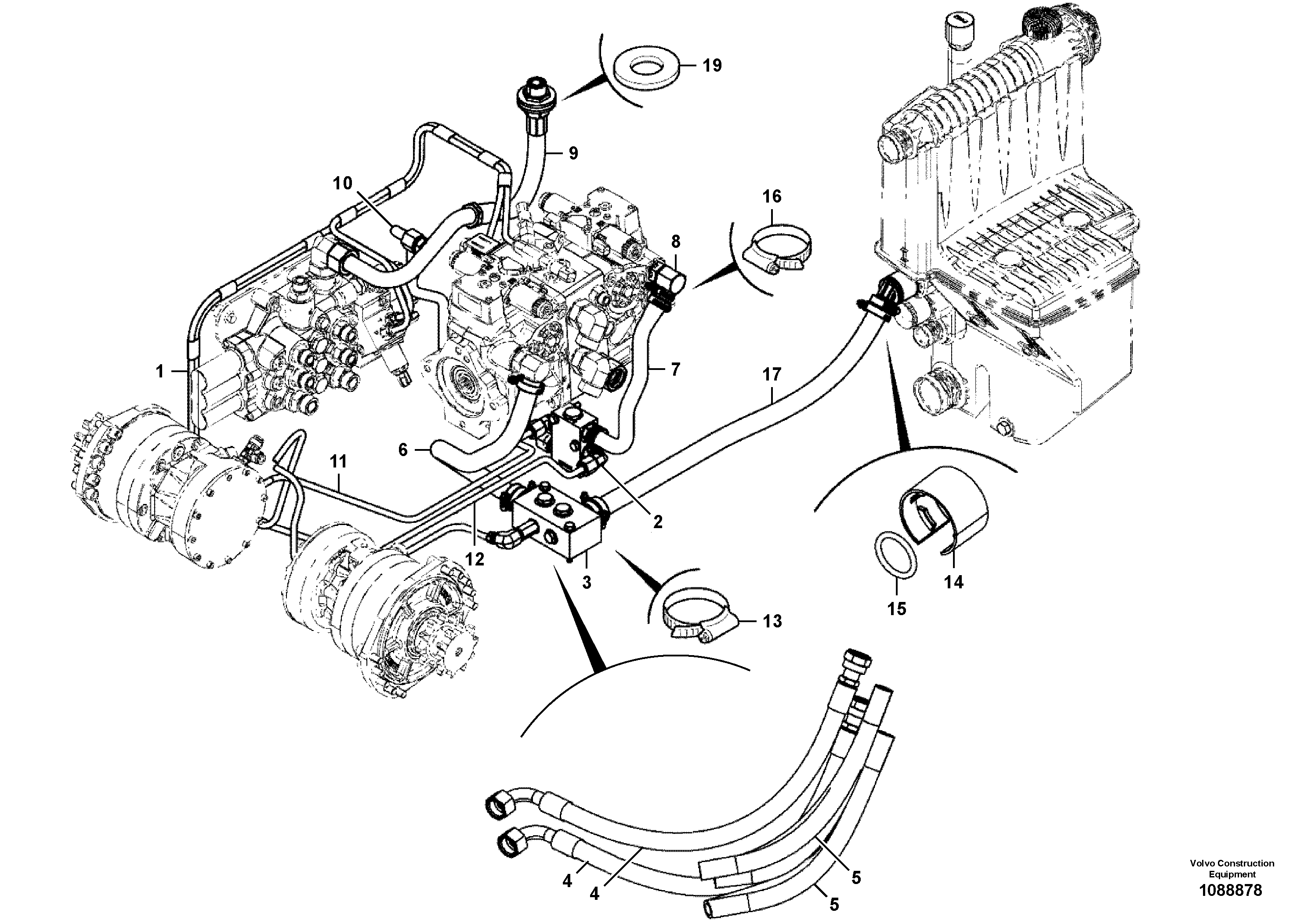 Fuel miser valve VOE17488032 VOLVO