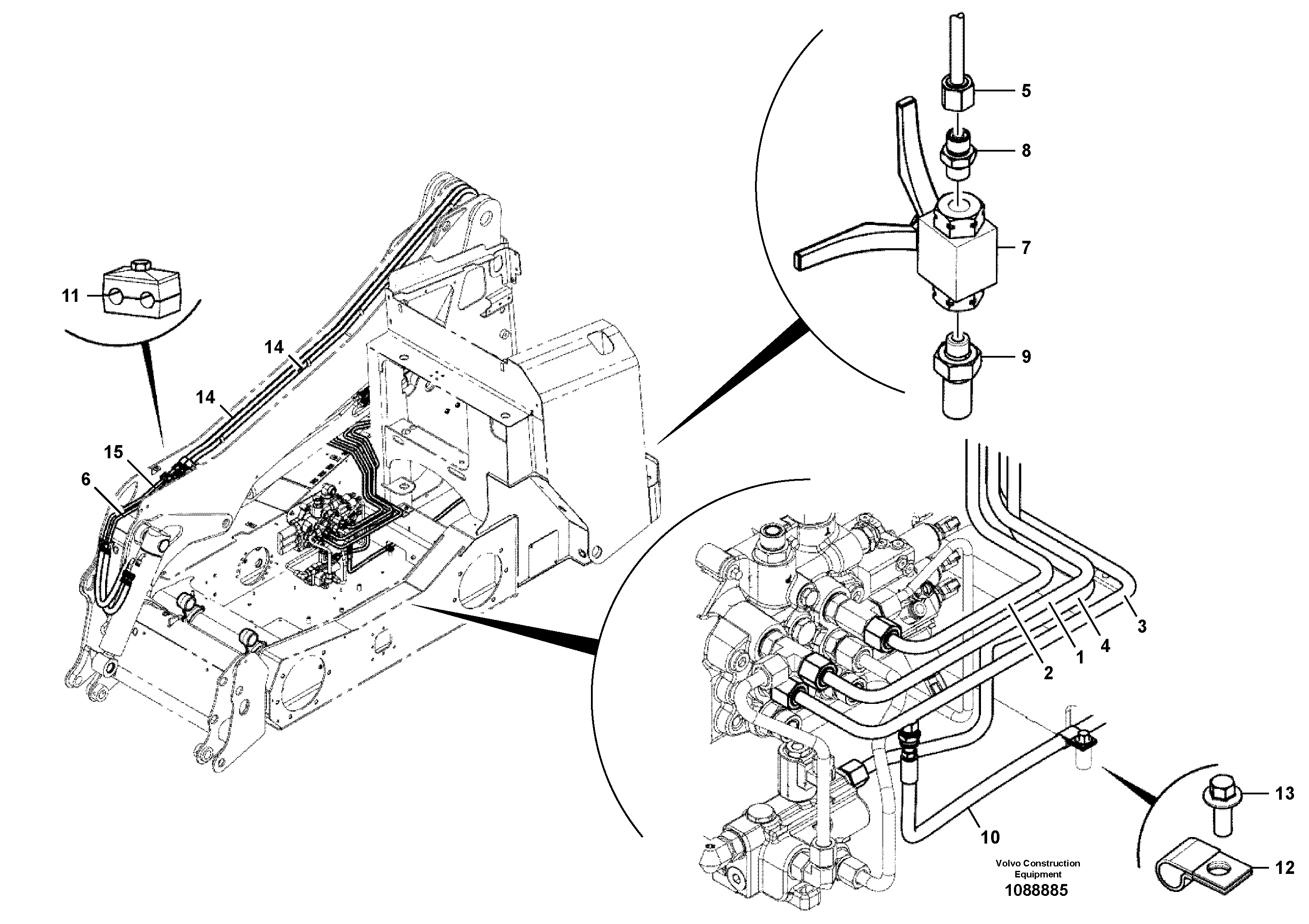 Fuel miser valve VOE17488088 VOLVO